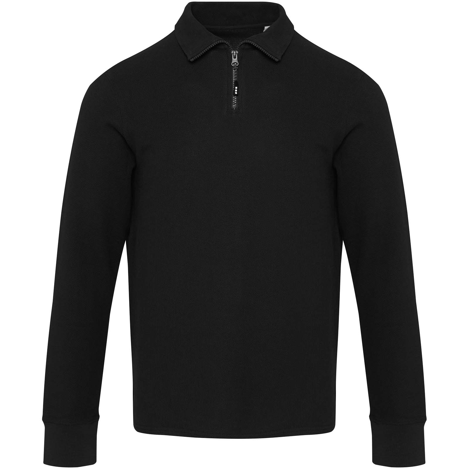 Apollo 245 g/m² long sleeve unisex half zip polo