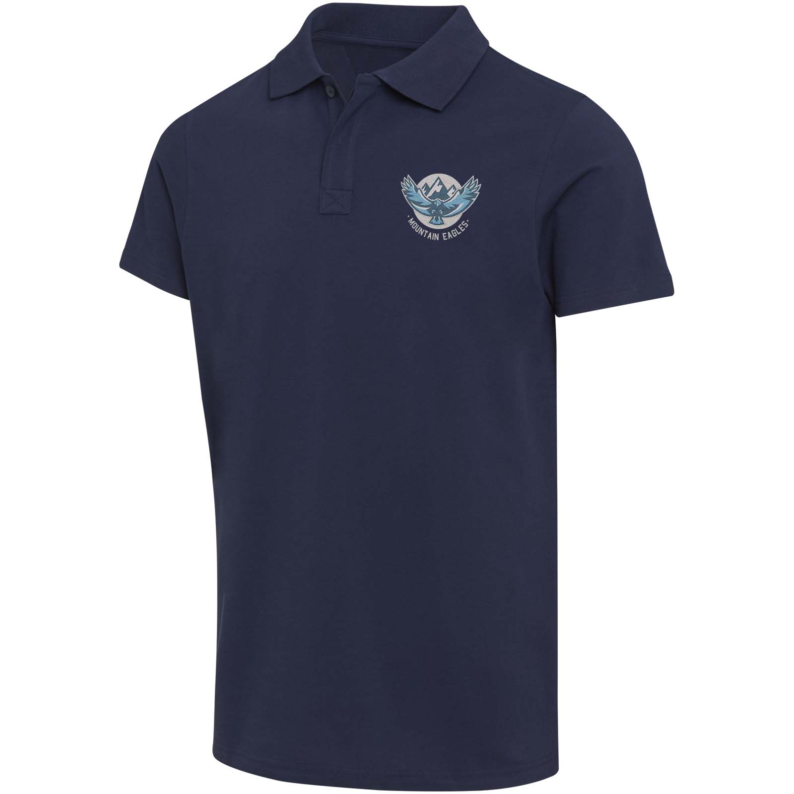 Graphite 180 g/m² short sleeve unisex OCS organic polo