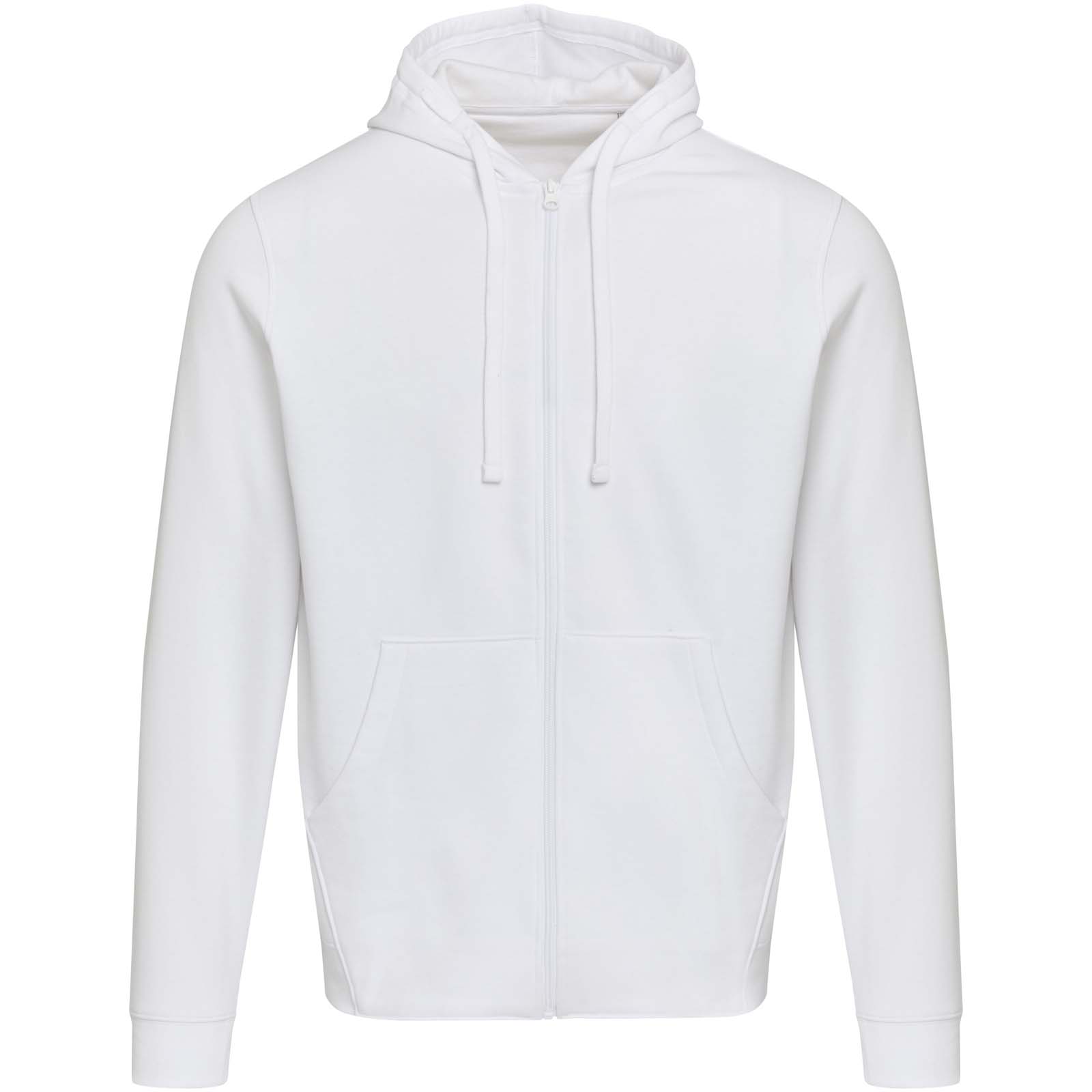 Jasper 280 g/m² OCS organic recycled unisex full zip hoodie