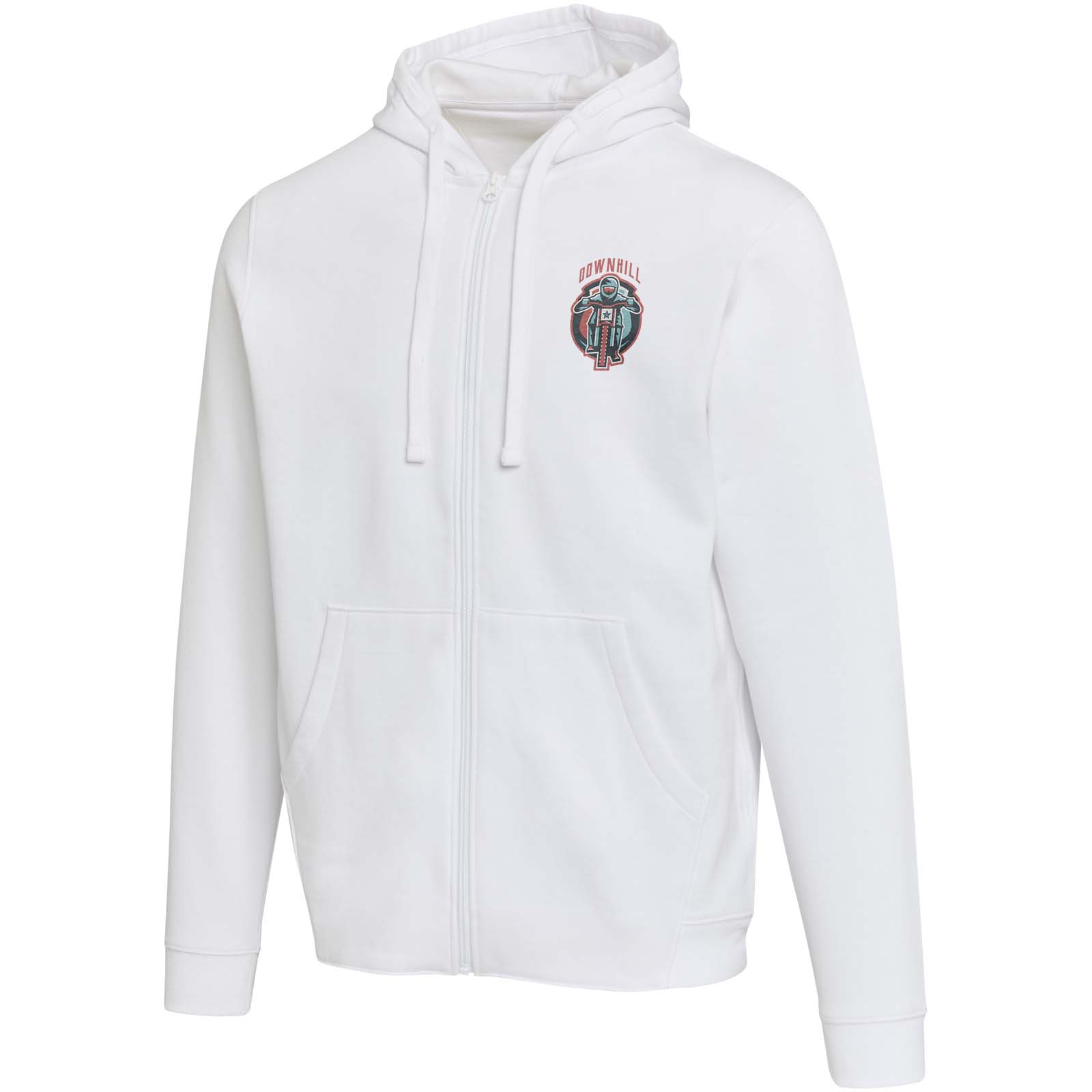 Jasper 280 g/m² OCS organic recycled unisex full zip hoodie