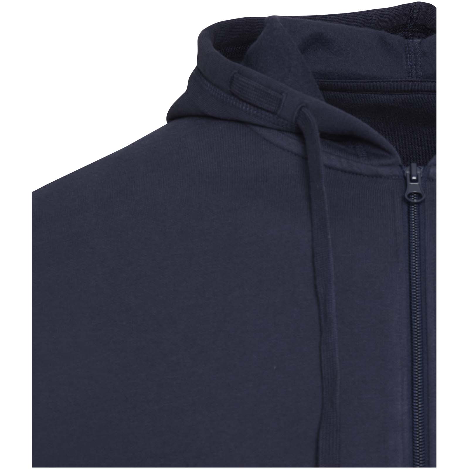 Jasper 280 g/m² OCS organic recycled unisex full zip hoodie