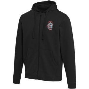 Jasper 280 g/m² OCS organic recycled unisex full zip hoodie