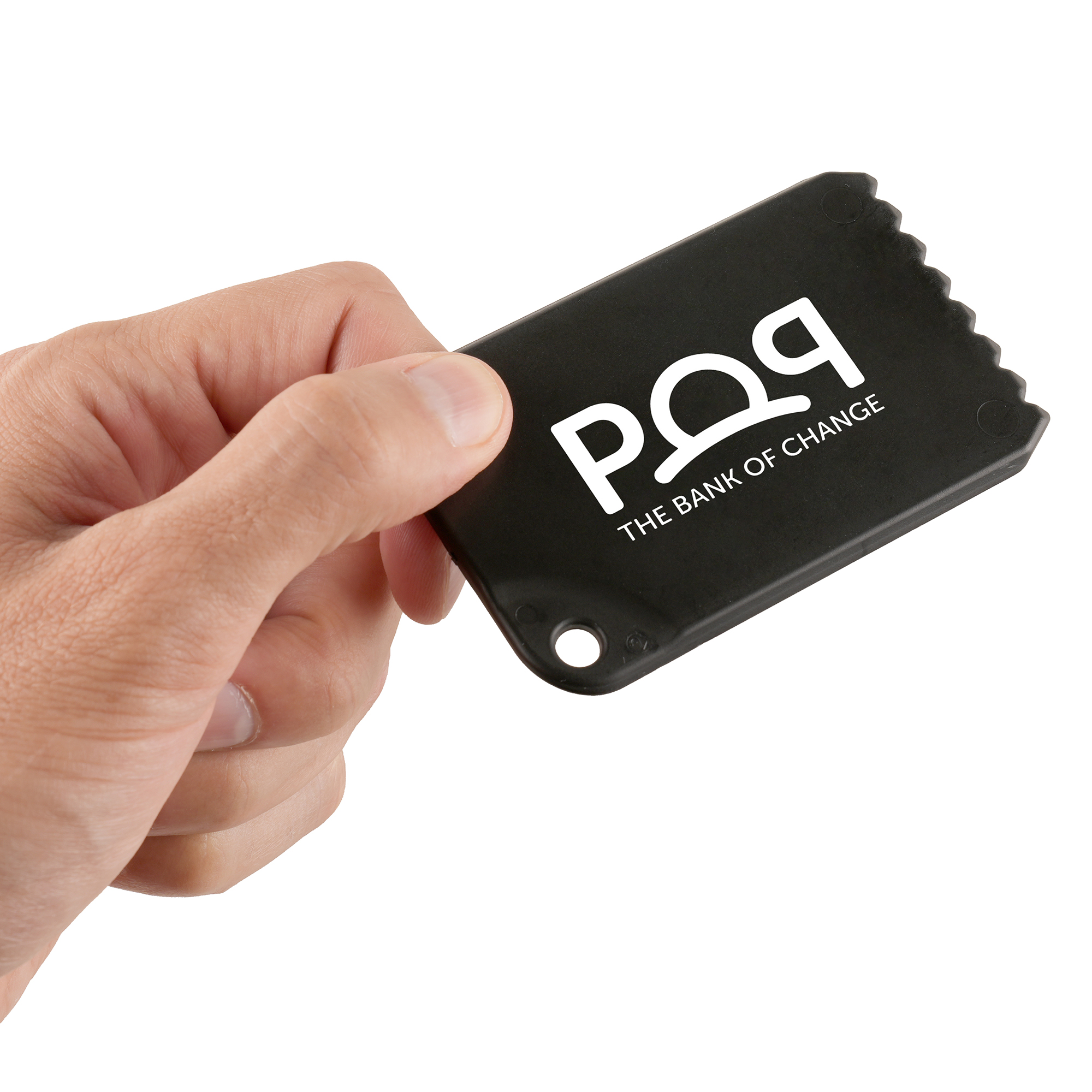 Made in Britain Recycled Business Card Style Ice Scraper