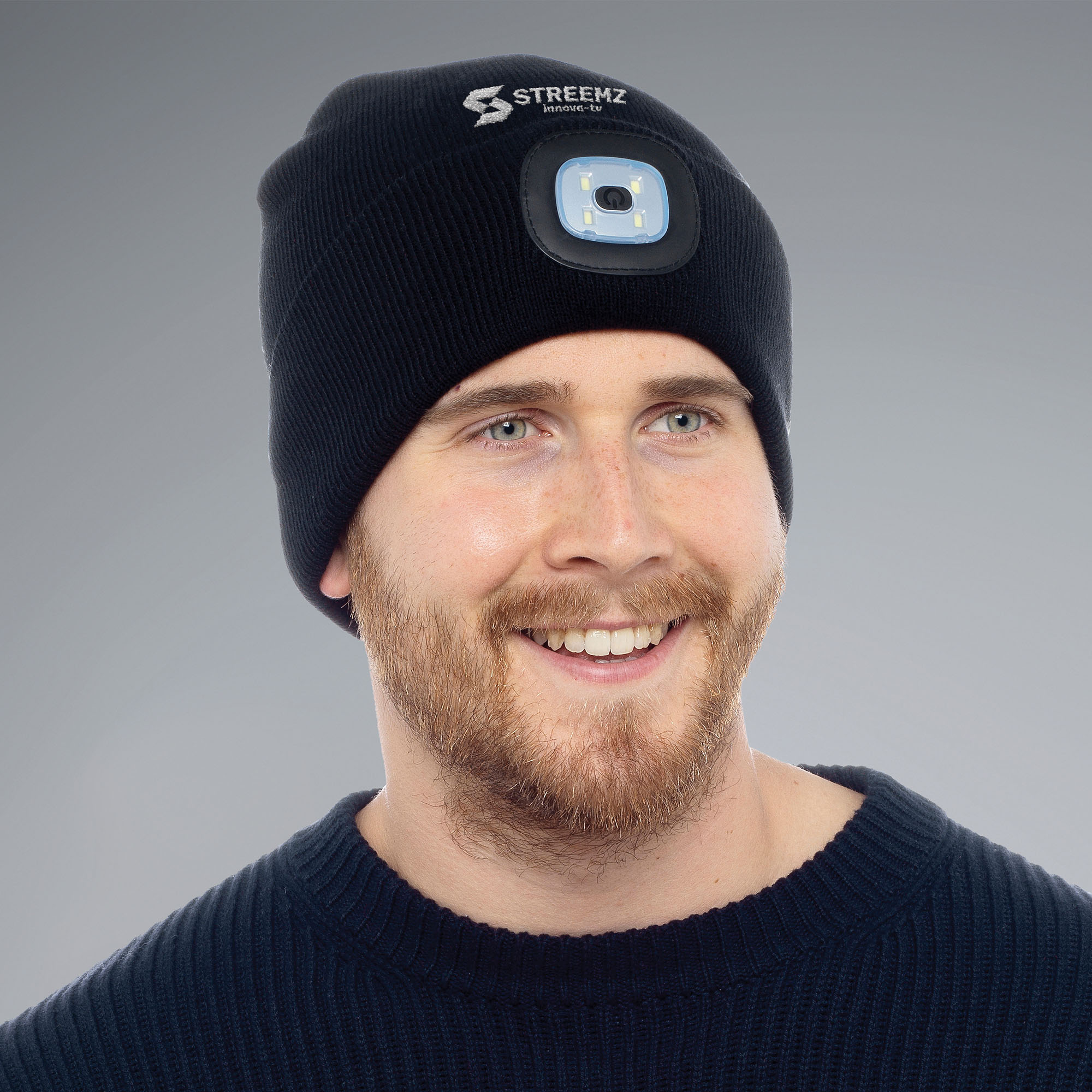 Beanie Hat With Rechargeable Light