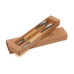 Goa Bamboo Ball Pen and Pencil Set