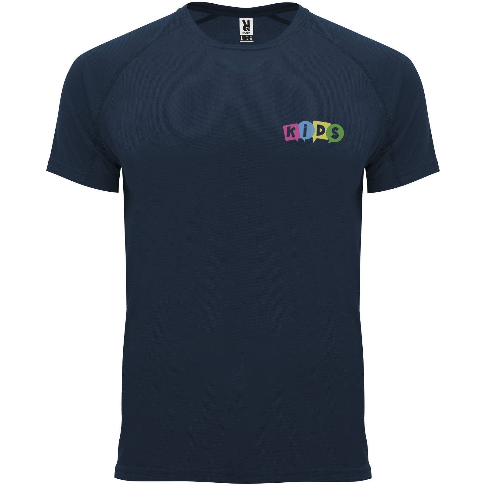Bahrain 135 g/m2 short sleeve kids sports t-shirt