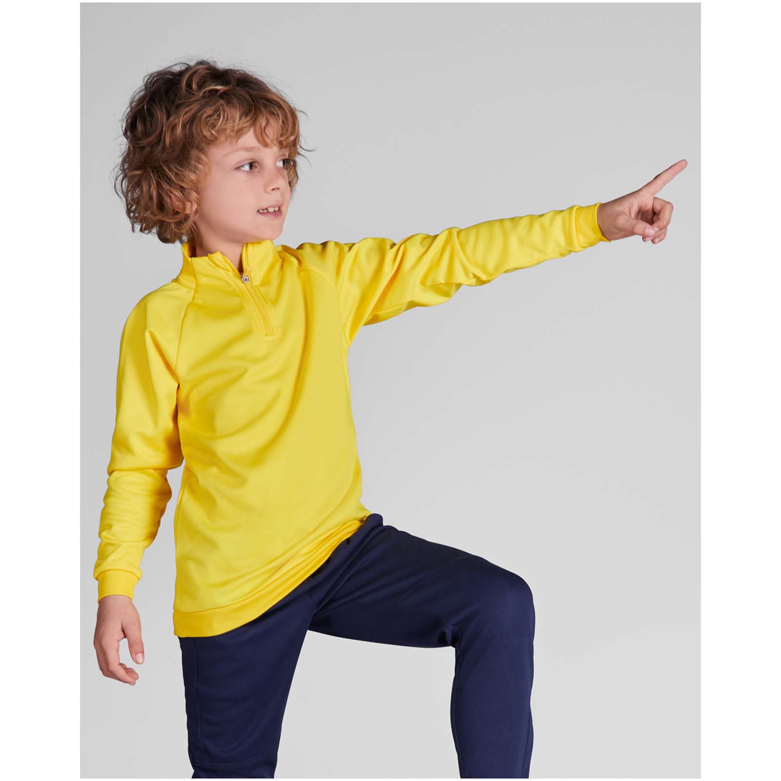 Epiro 200 g/m² long sleeve kids quarter zip sweatshirt