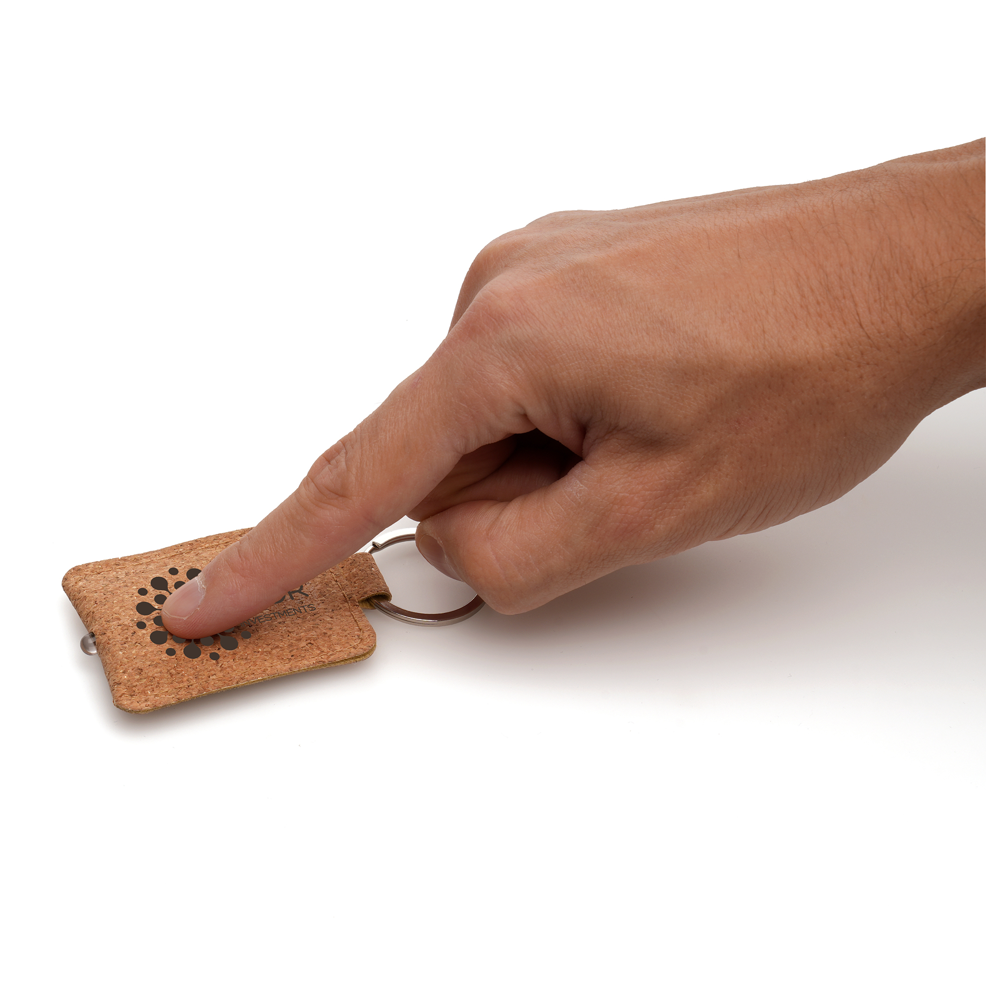 LED Cork Keyring