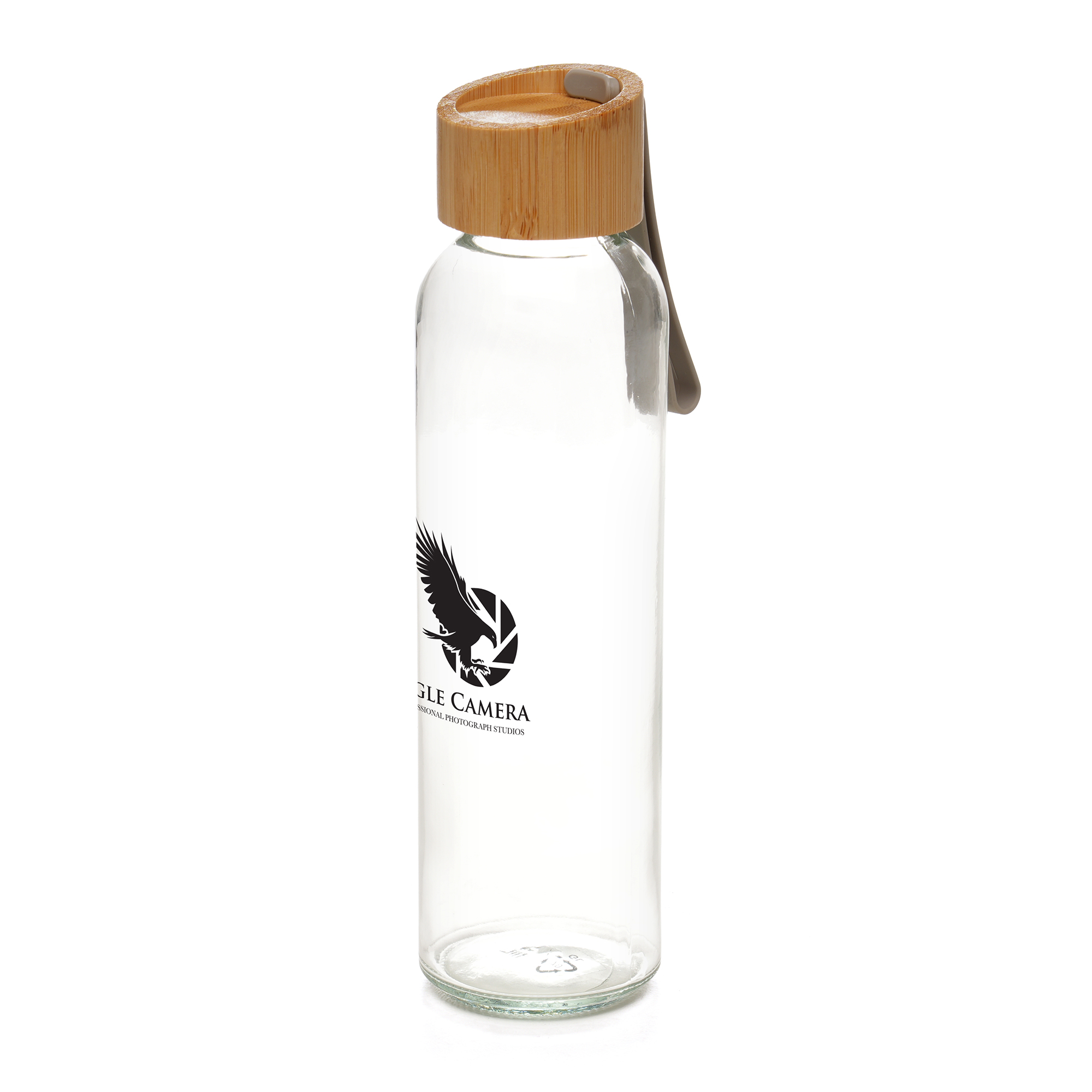Glass Bamboo 450ml Bottle