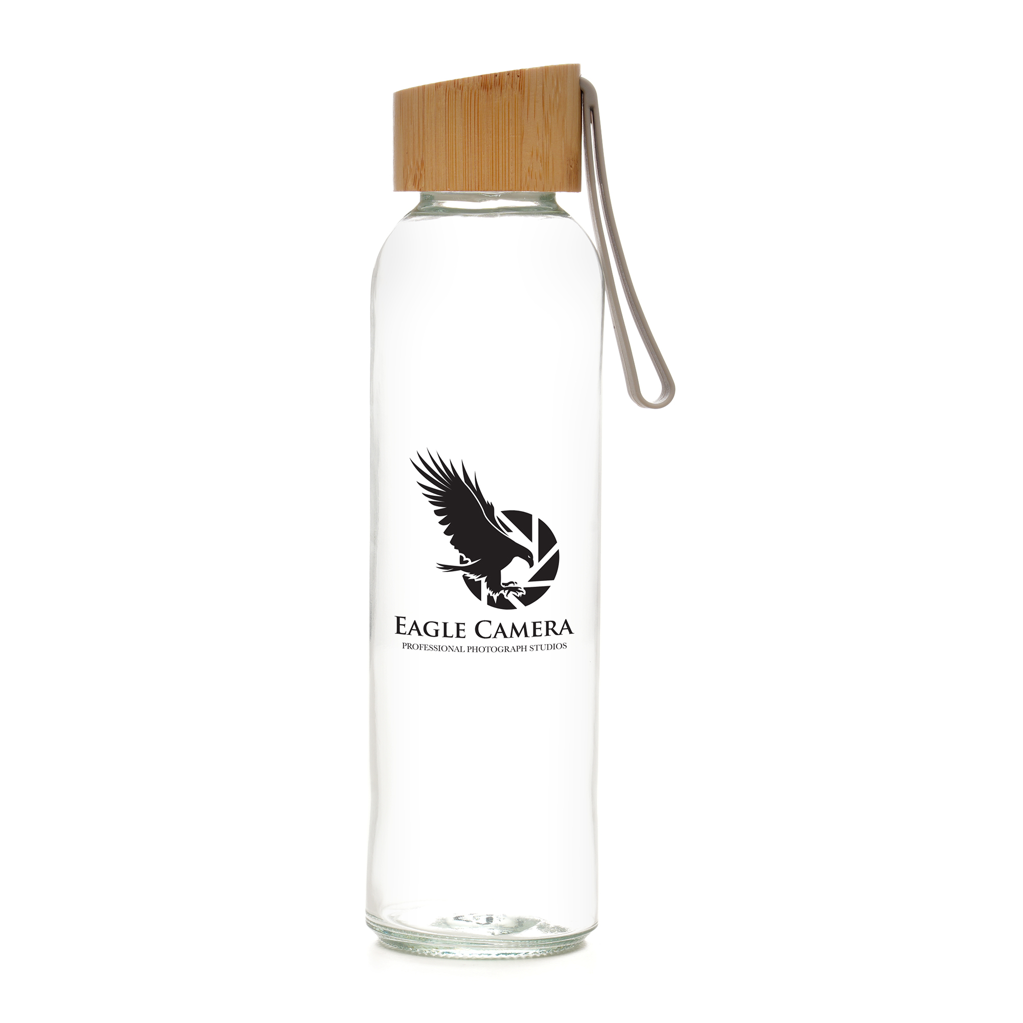 Glass Bamboo 450ml Bottle