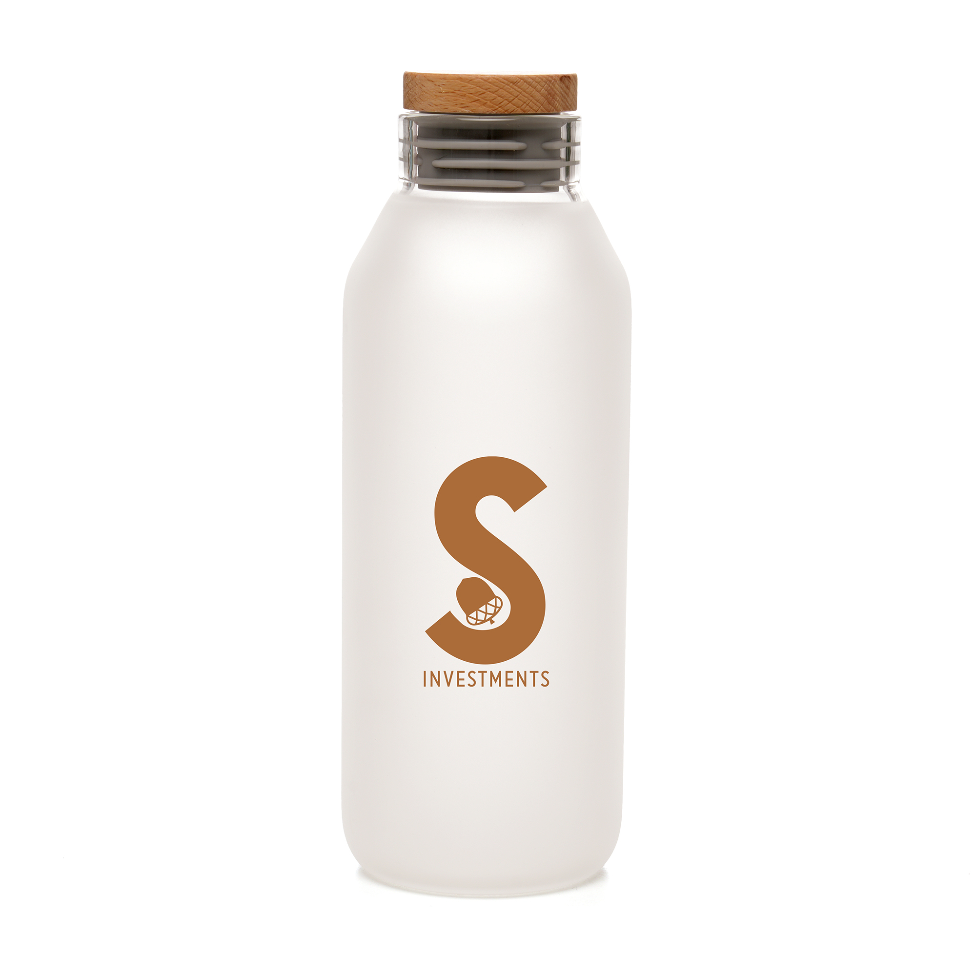 Soren 570ml Translucent Glass Bottle