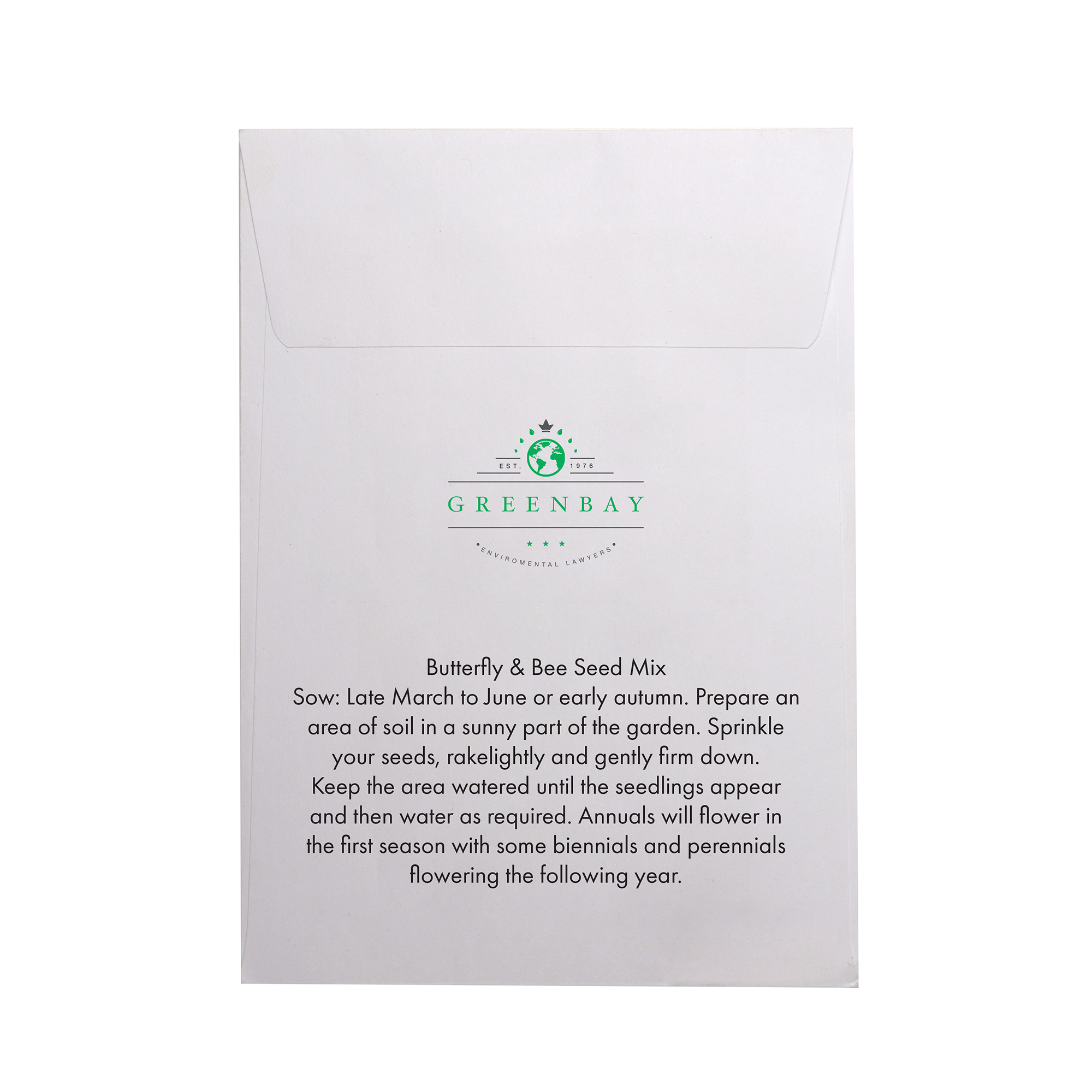 White Paper Seed Envelope