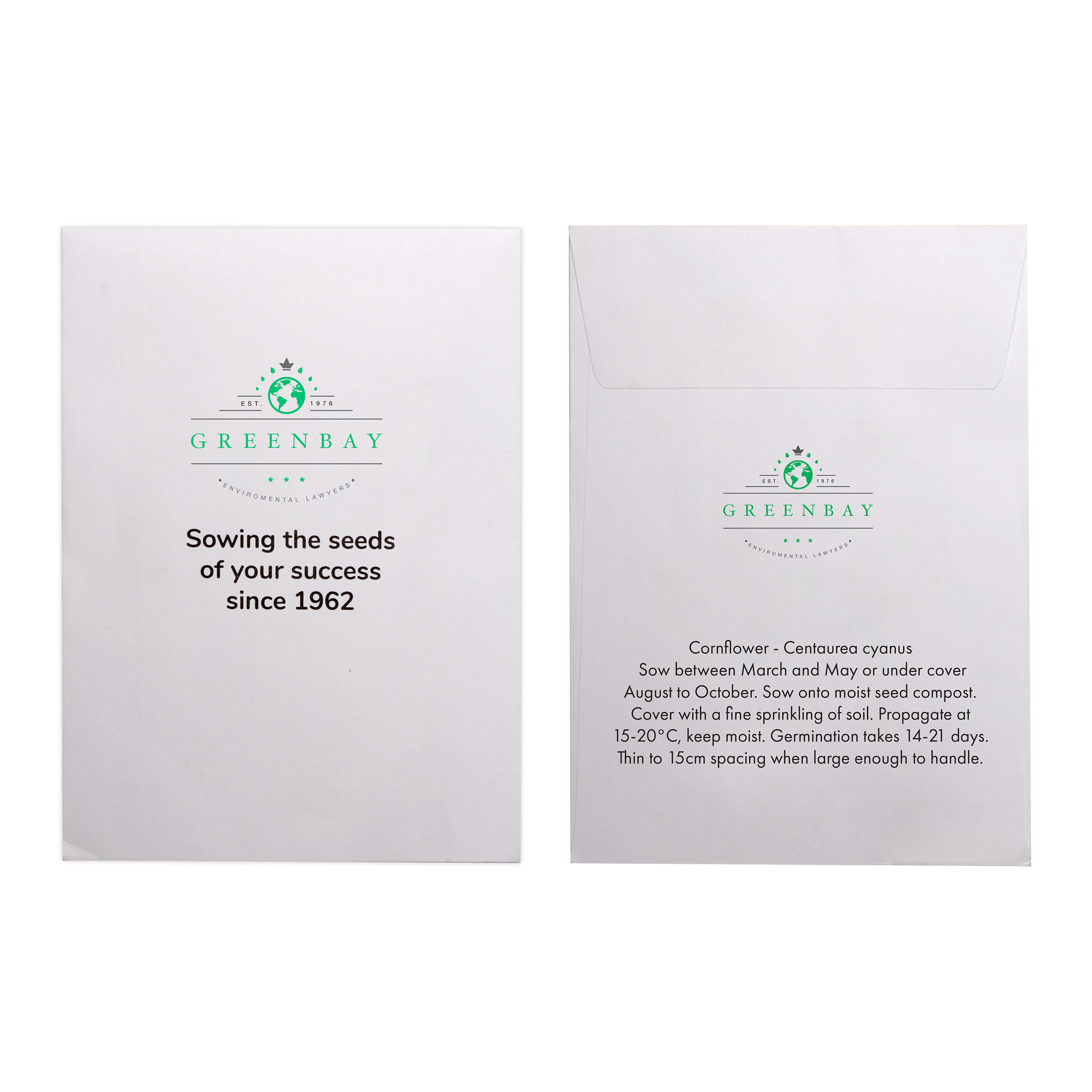 White Paper Seed Envelope