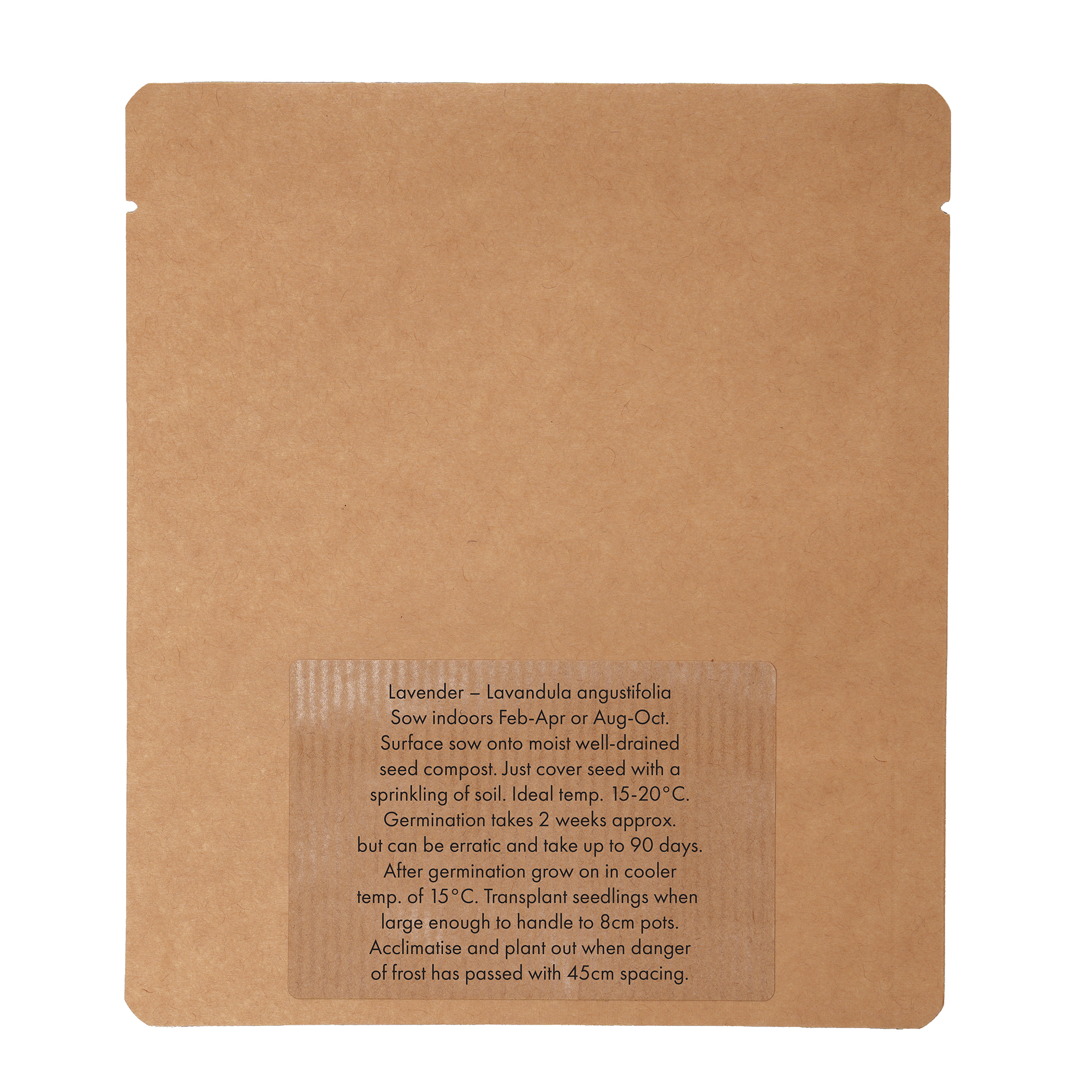 Natural Heat Sealed Pouch Planter