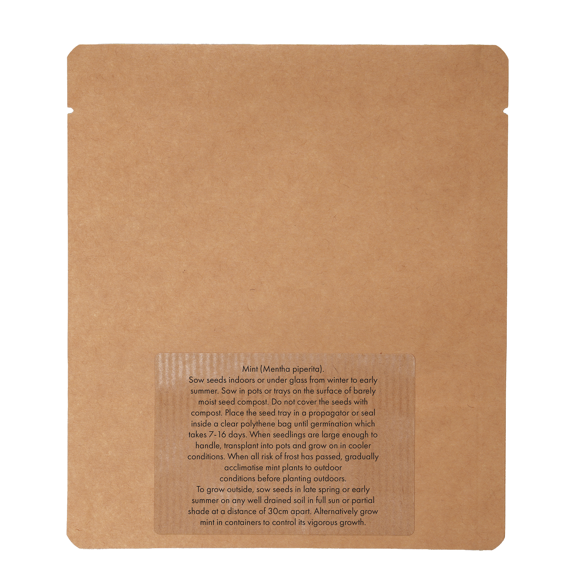 Natural Heat Sealed Pouch Planter