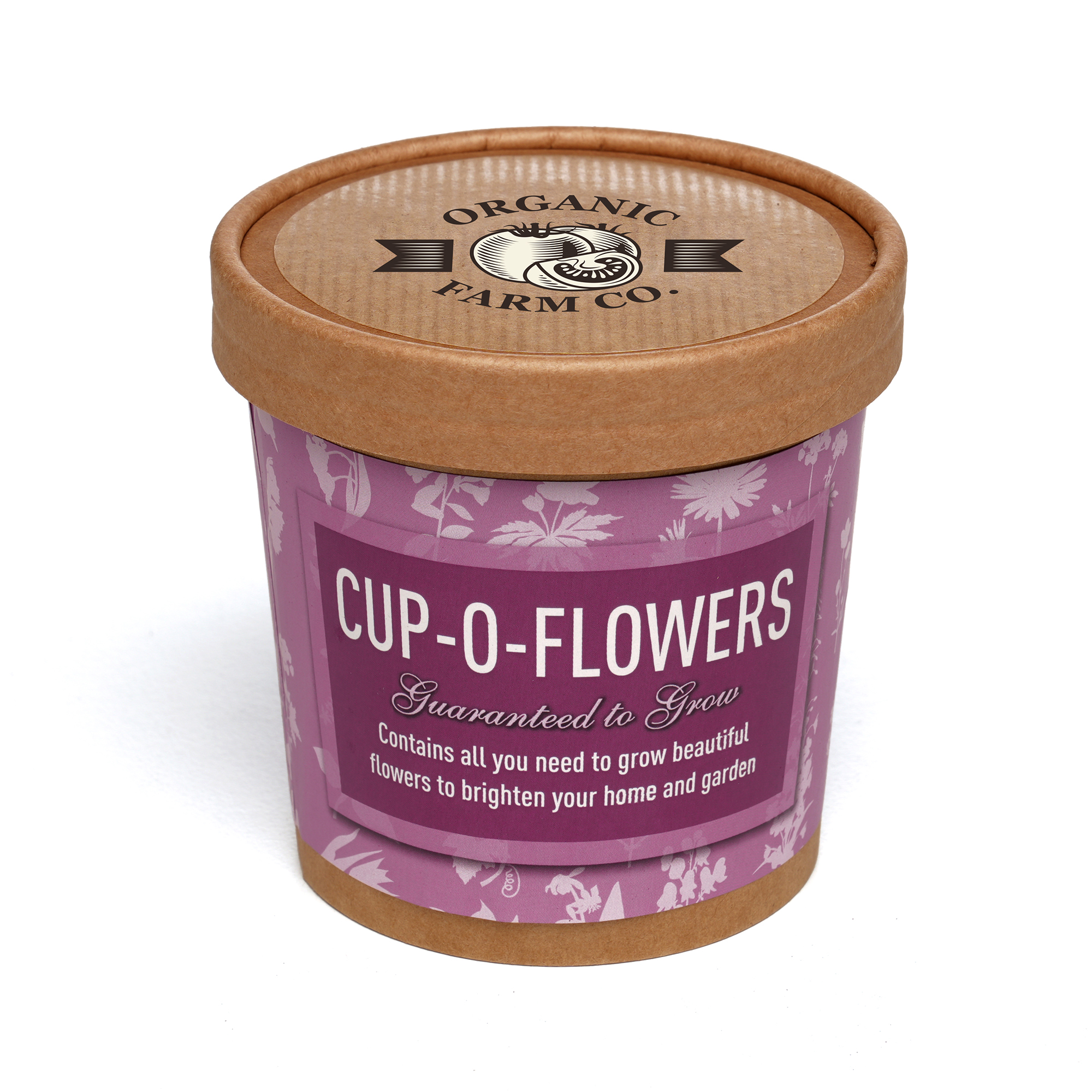Natural Cup-O-Flowers Grow Kit