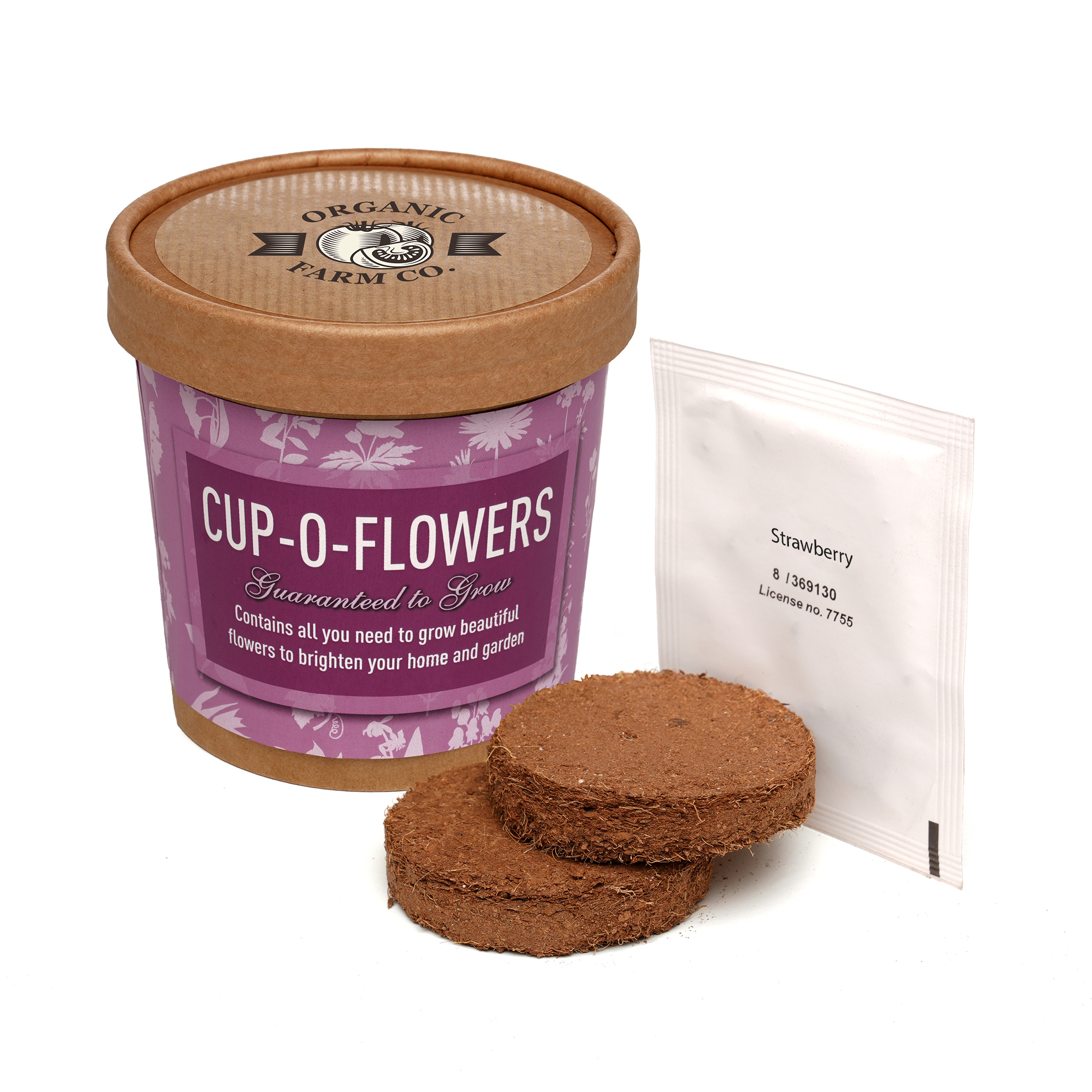 Natural Cup-O-Flowers Grow Kit
