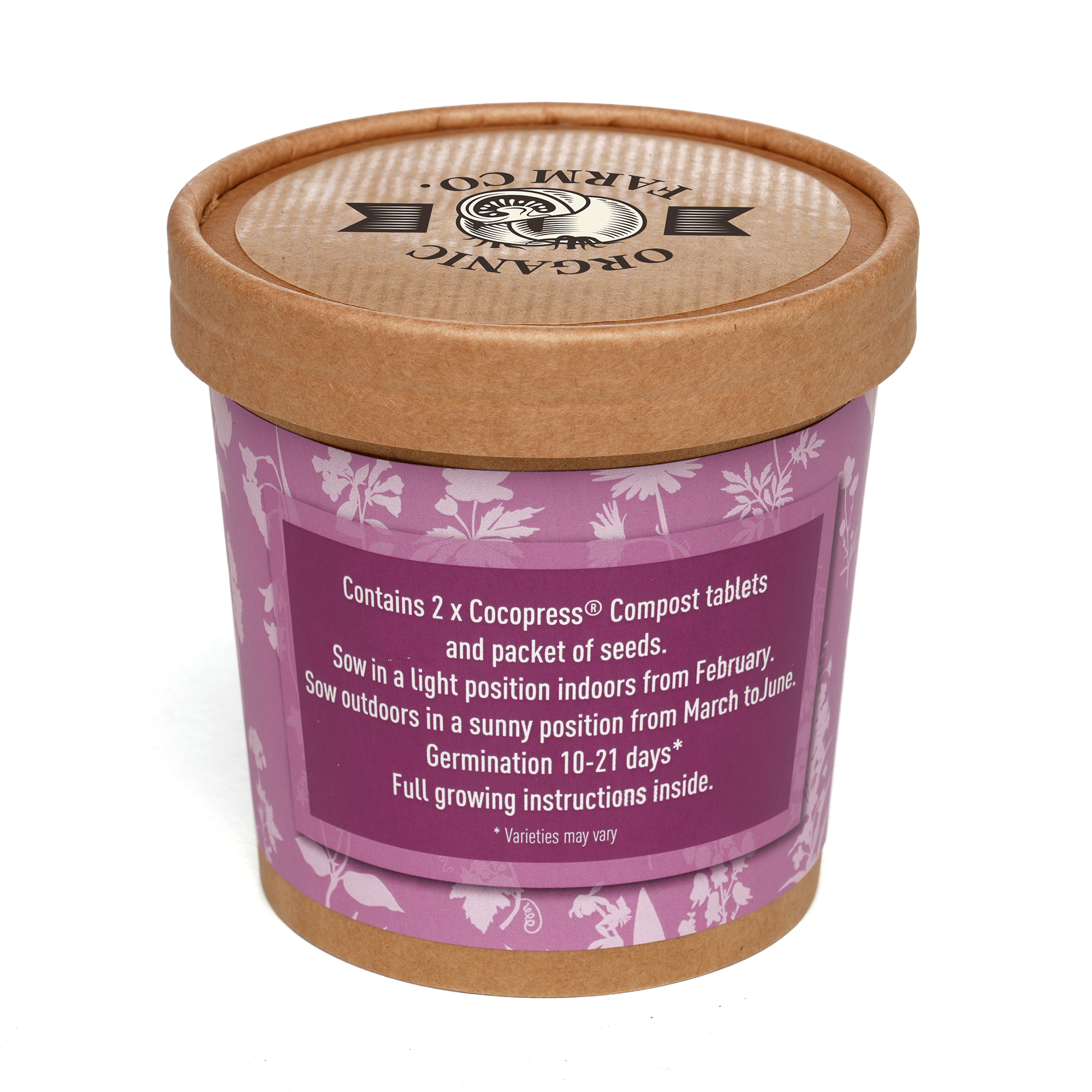 Natural Cup-O-Flowers Grow Kit