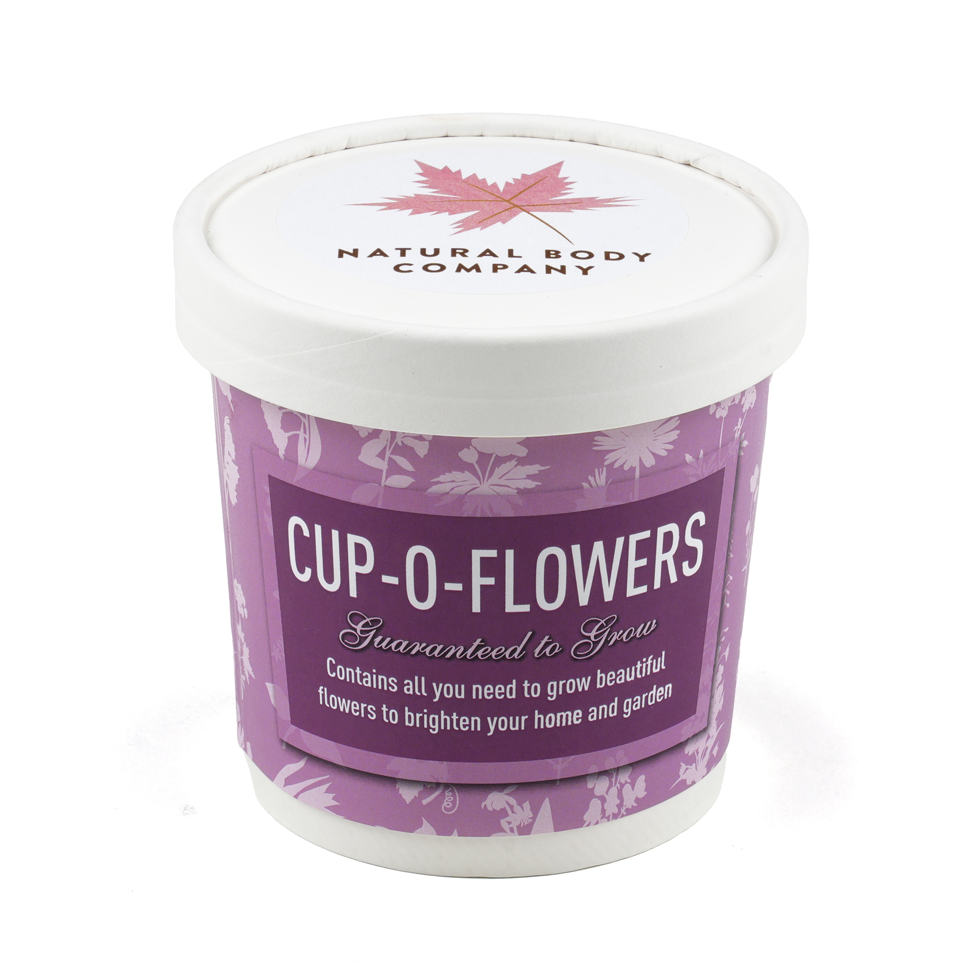 White Cup-O-Flowers Grow Kit