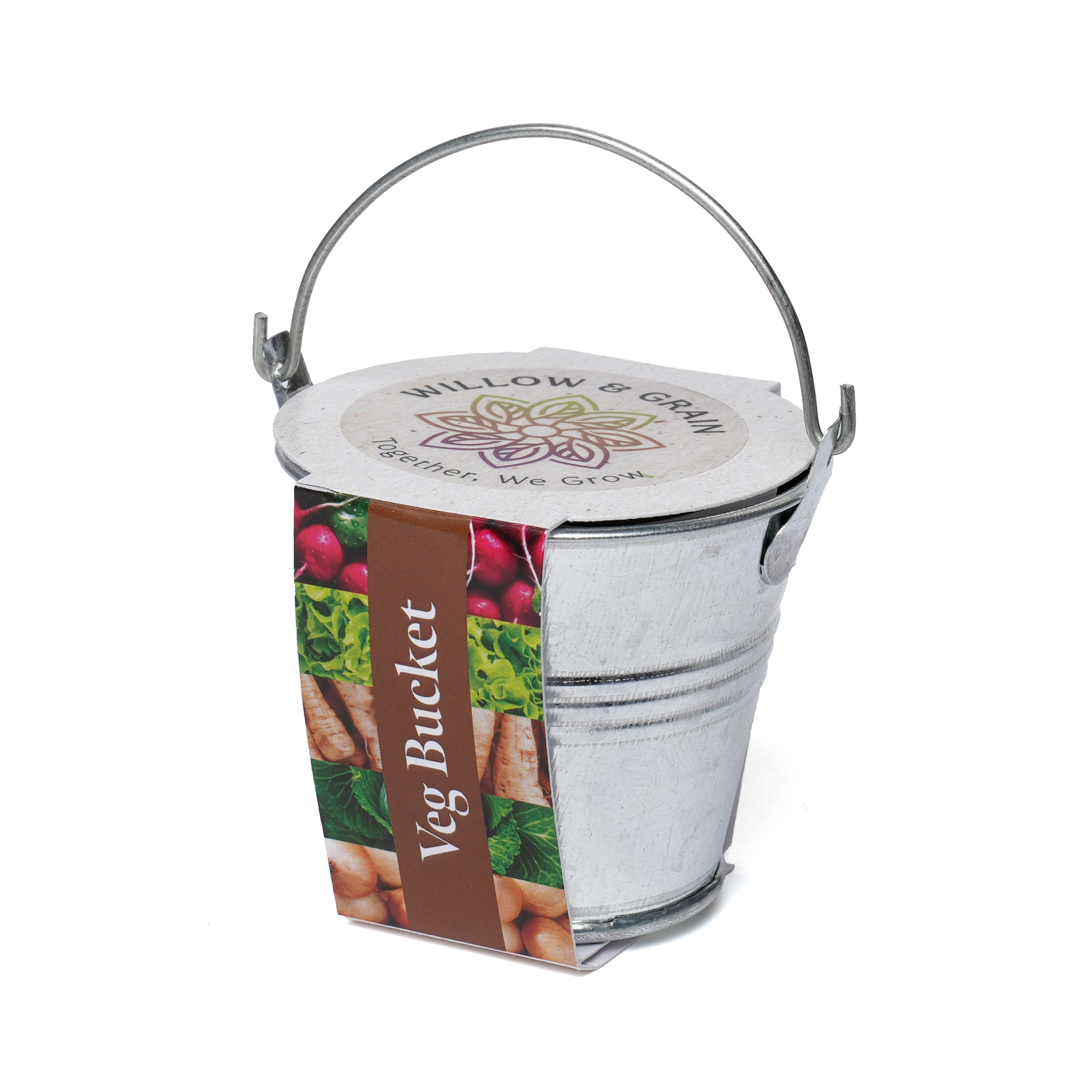 Silver Mini Bucket Grow Kit