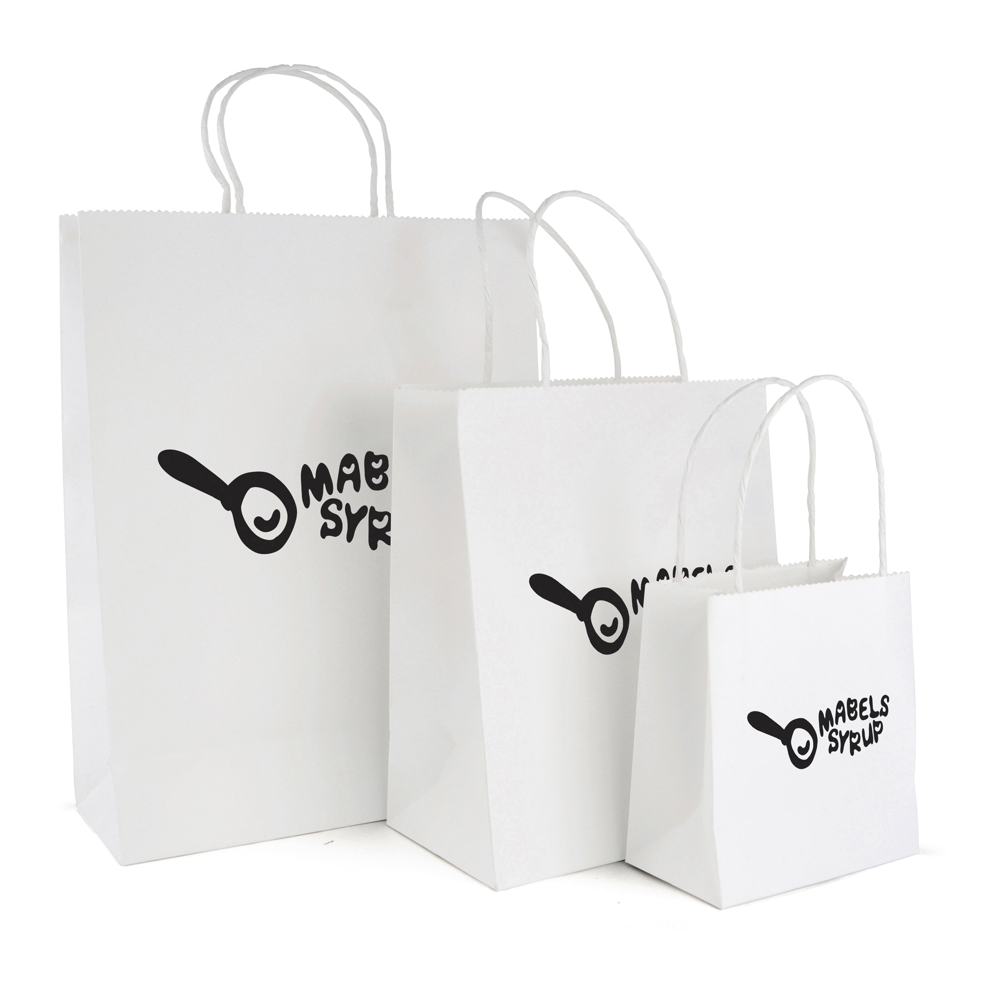 Brunswick Medium White Paper Bag