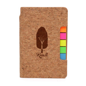 Cortez Cork Notebook with Flags