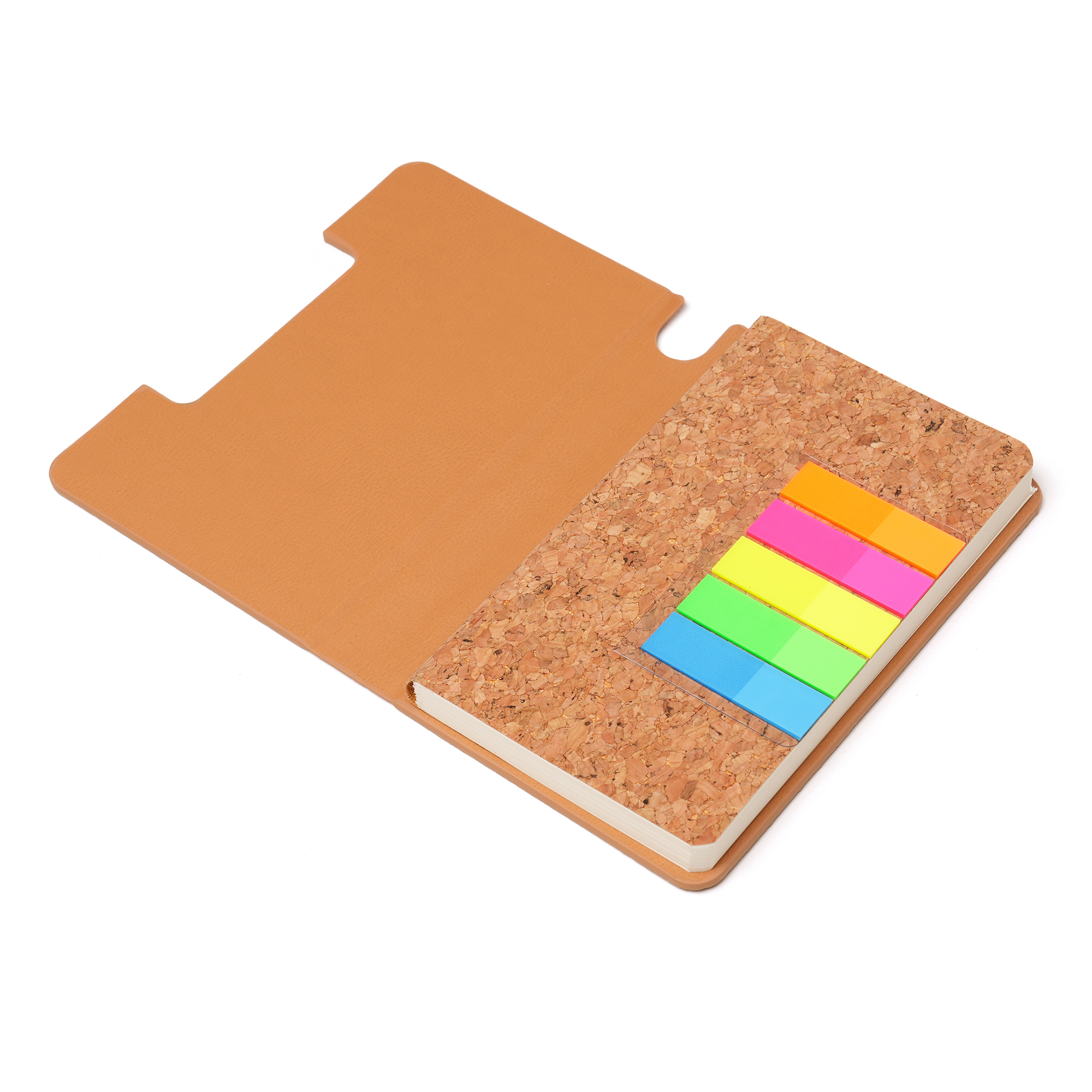Cortez Cork Notebook with Flags