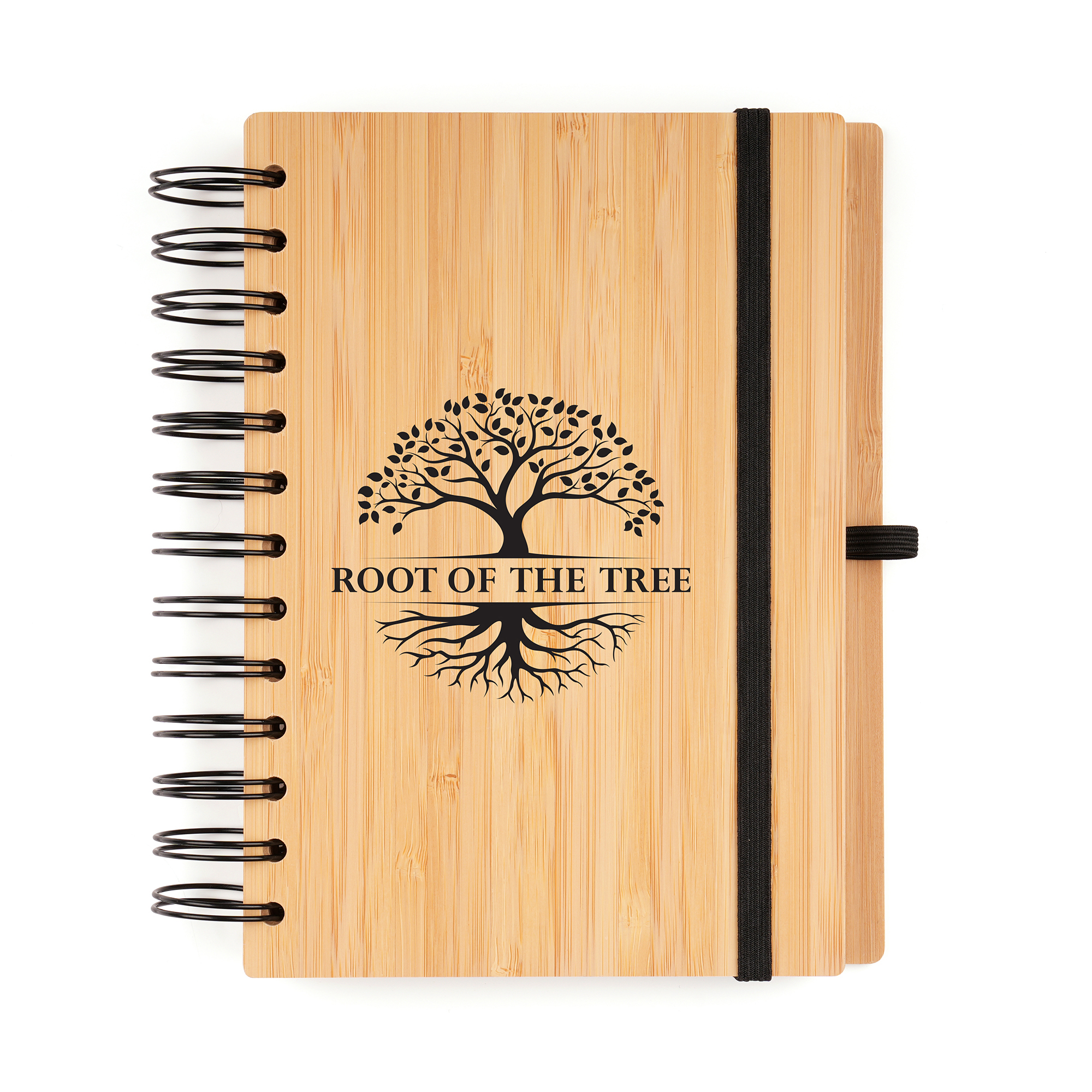 B6 Spiral Bamboo Notebook