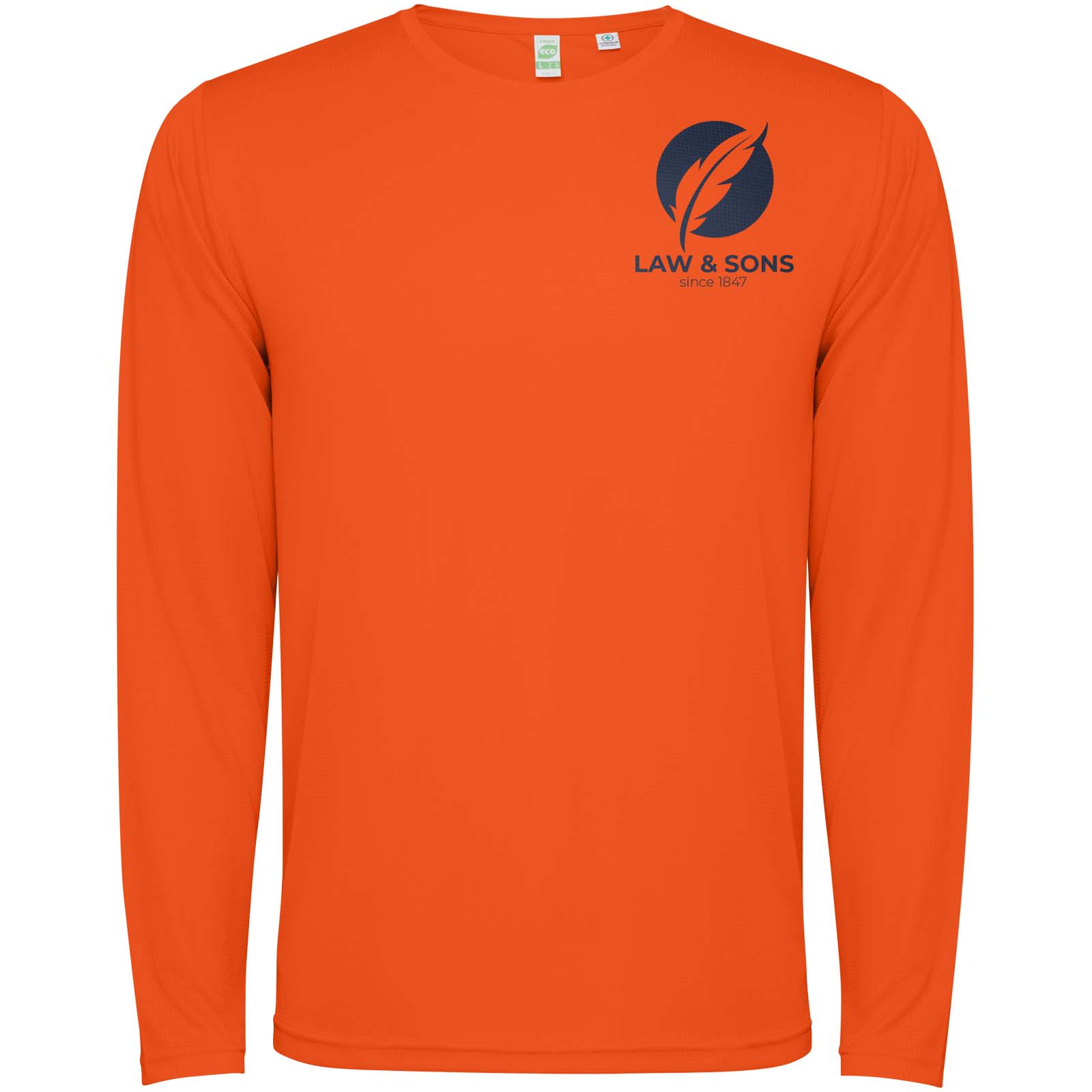 Estoril 125 g/m² long sleeve unisex t-shirt