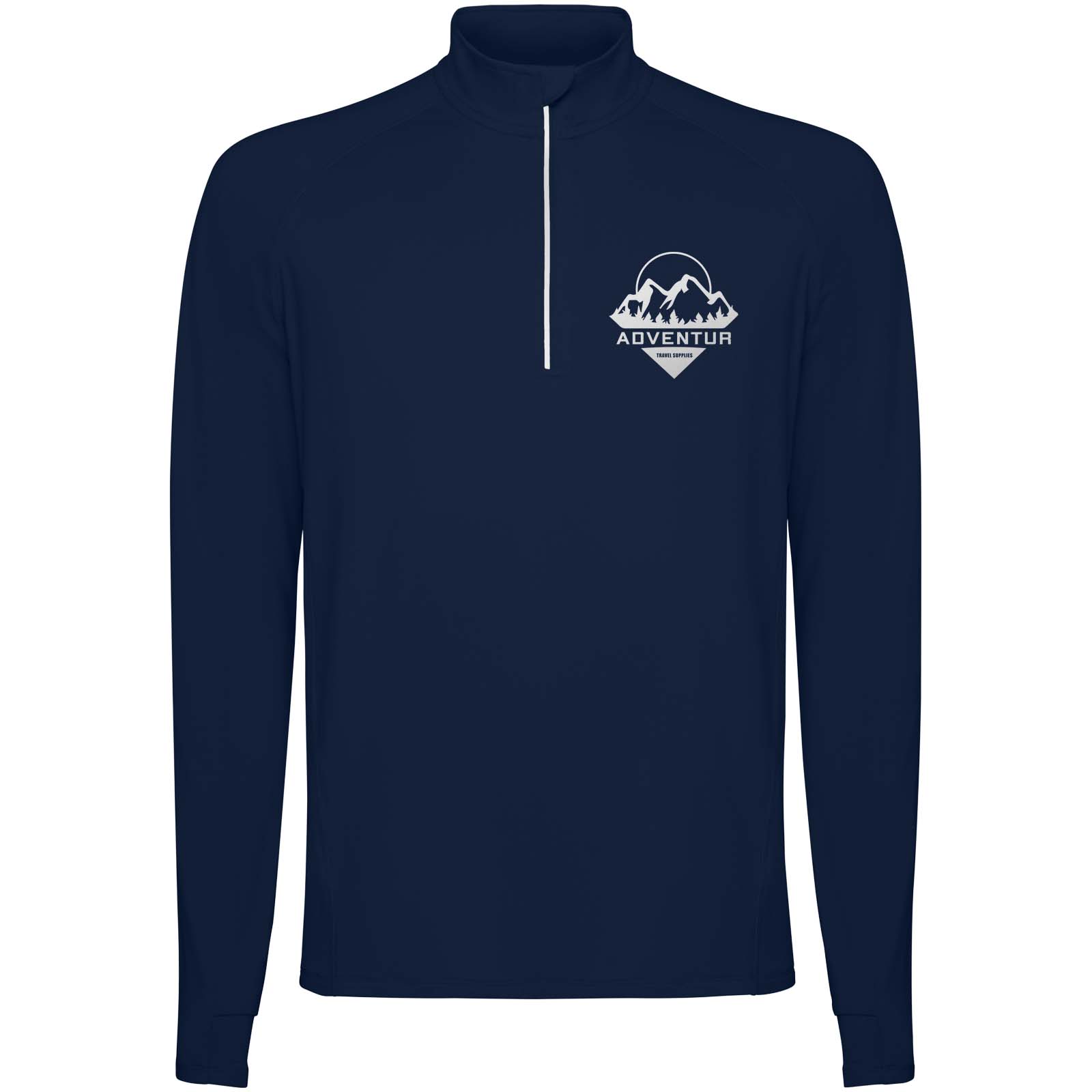 Estambul 200 g/m² long sleeve men’s half zip sweatshirt