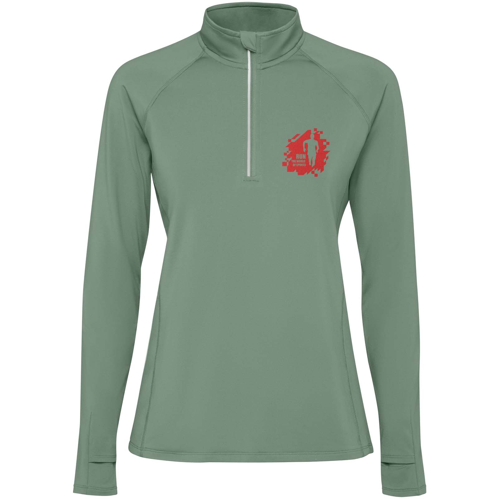 Estambul 200 g/m² long sleeve women’s half zip sweatshirt