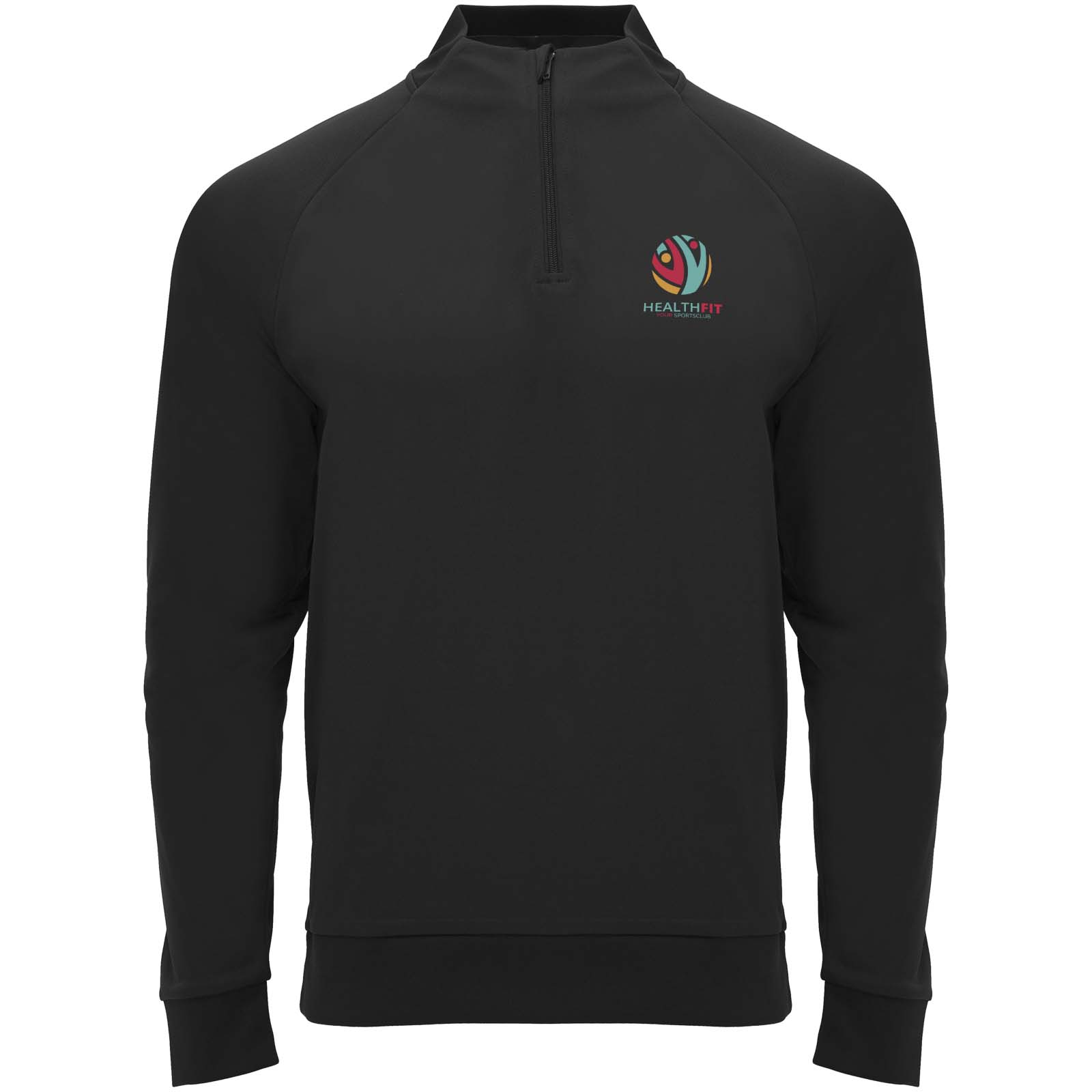 Epiro 200 g/m² long sleeve unisex quarter zip sweatshirt