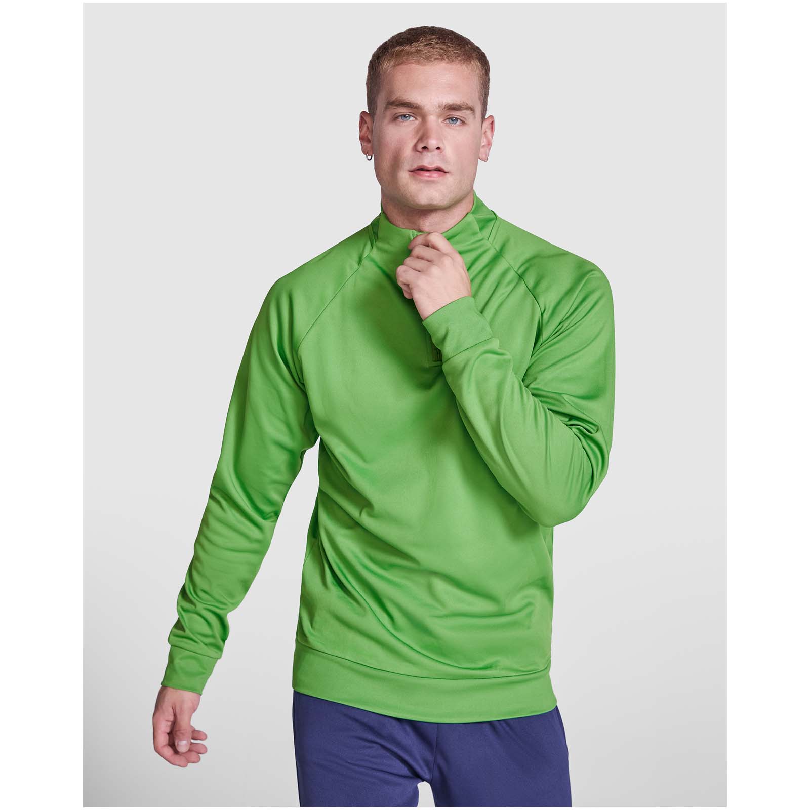 Epiro 200 g/m² long sleeve unisex quarter zip sweatshirt