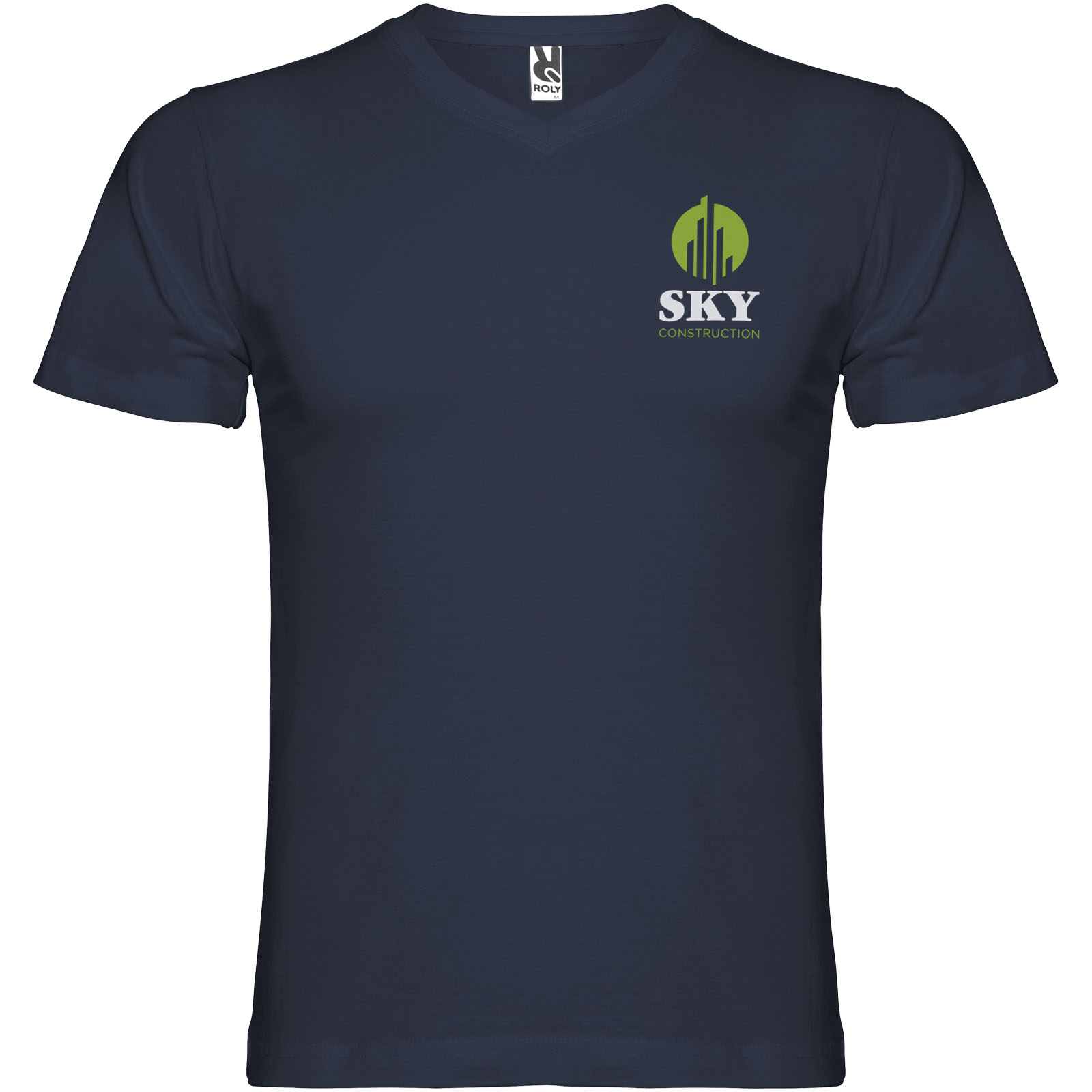 Samoyedo 155 g/m² short sleeve men’s v-neck t-shirt