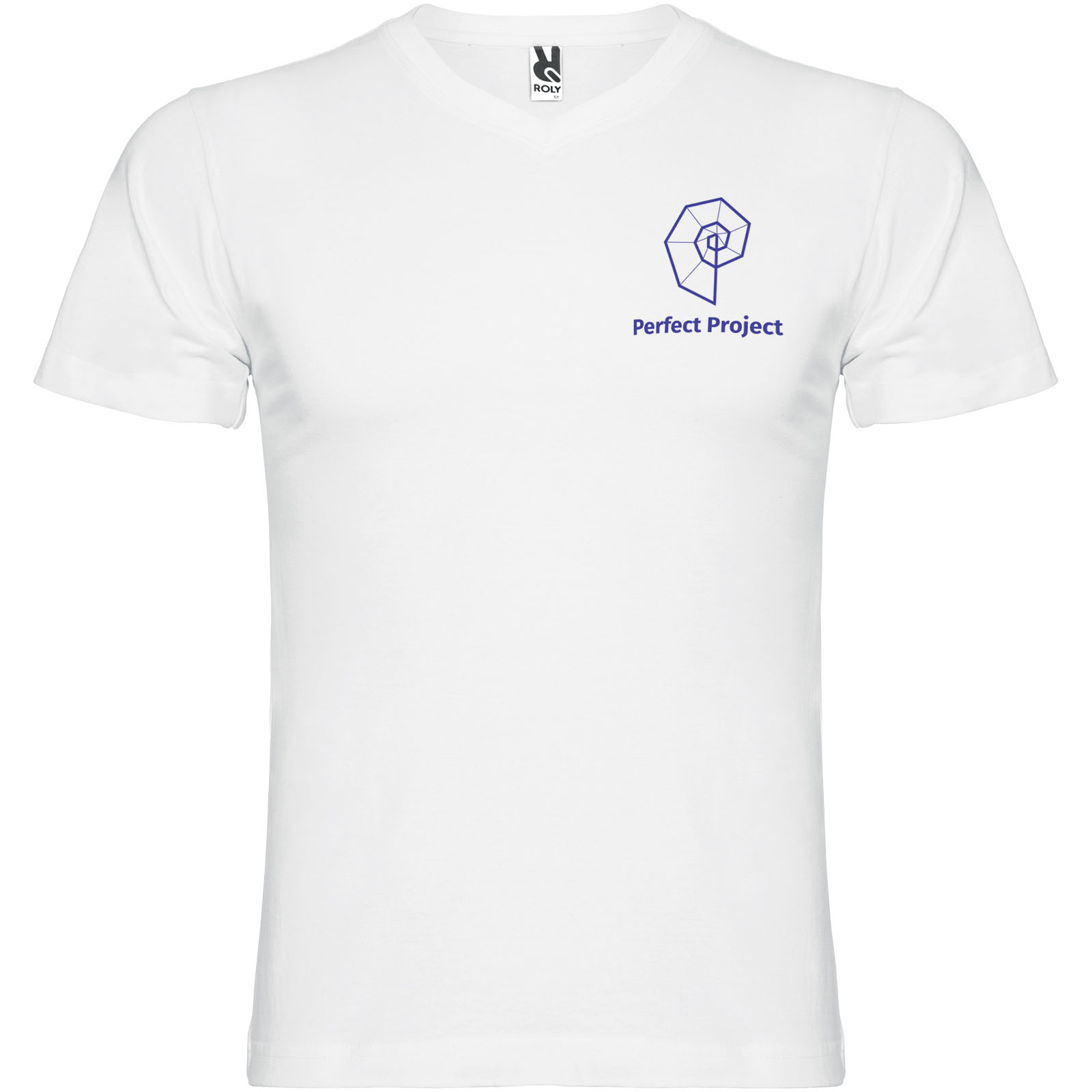 Samoyedo 155 g/m² short sleeve men’s v-neck t-shirt