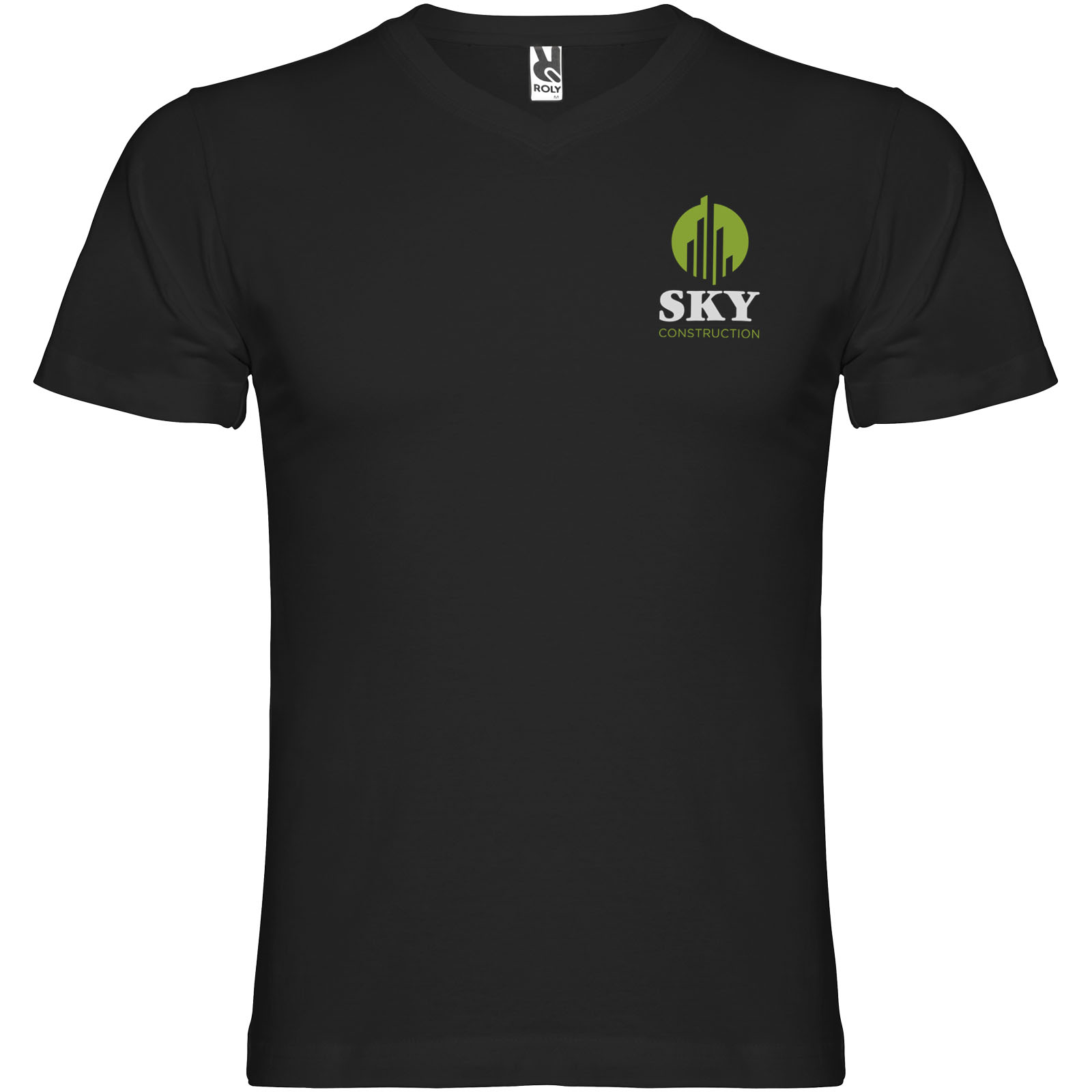 Samoyedo 155 g/m² short sleeve men’s v-neck t-shirt