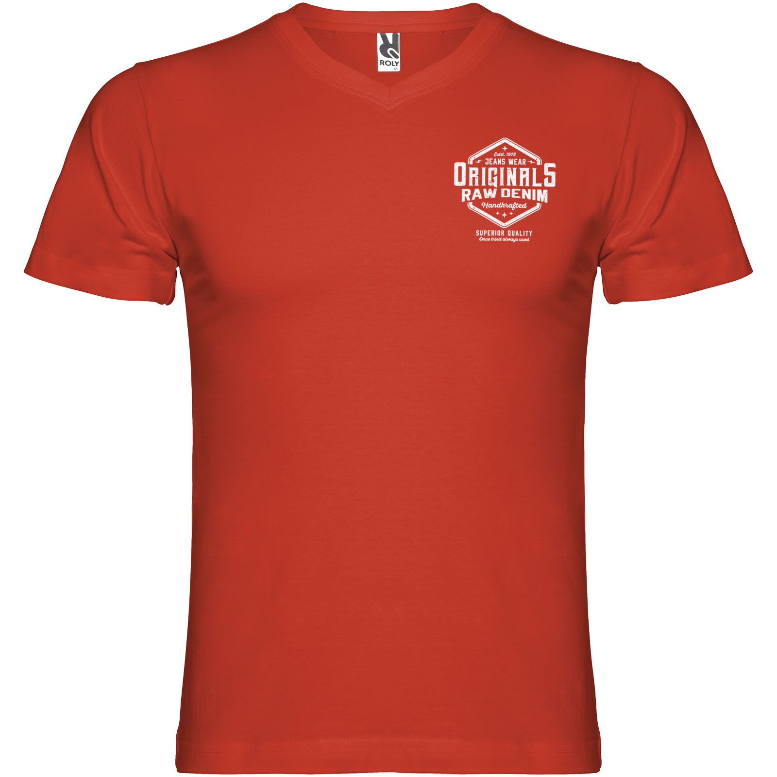 Samoyedo 155 g/m² short sleeve men’s v-neck t-shirt