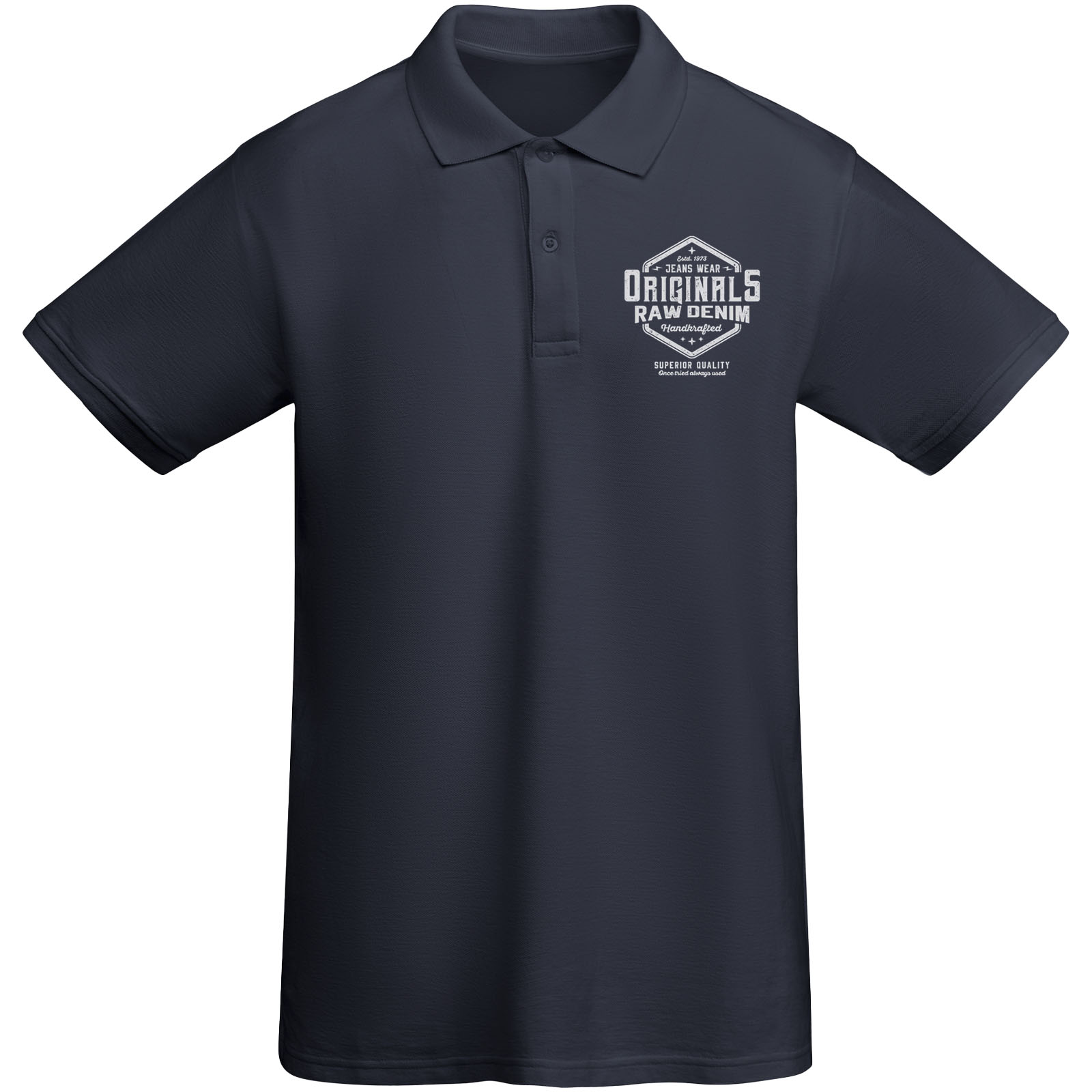 Prince 210 g/m² organic cotton short sleeve men’s polo