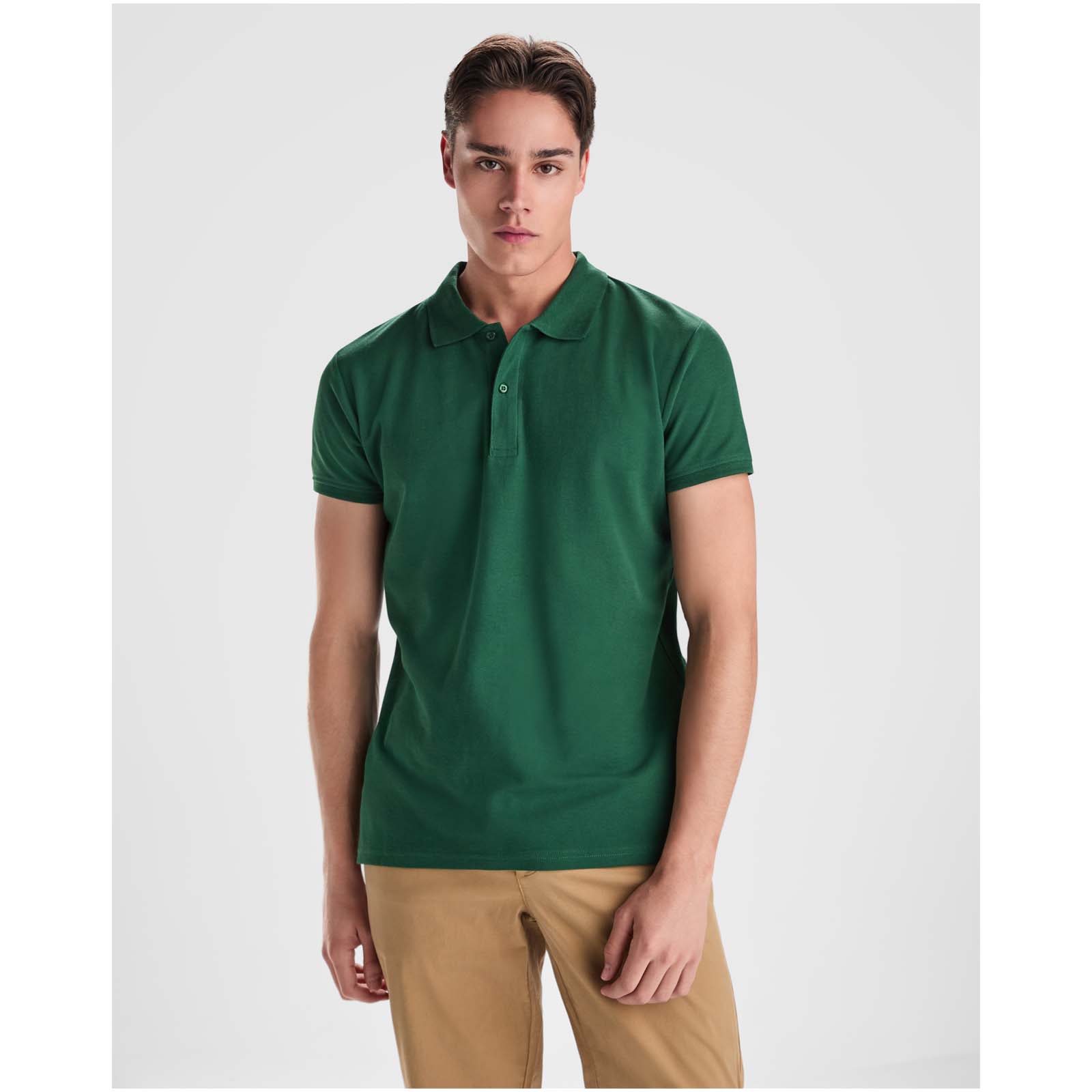 Prince 210 g/m² organic cotton short sleeve men’s polo