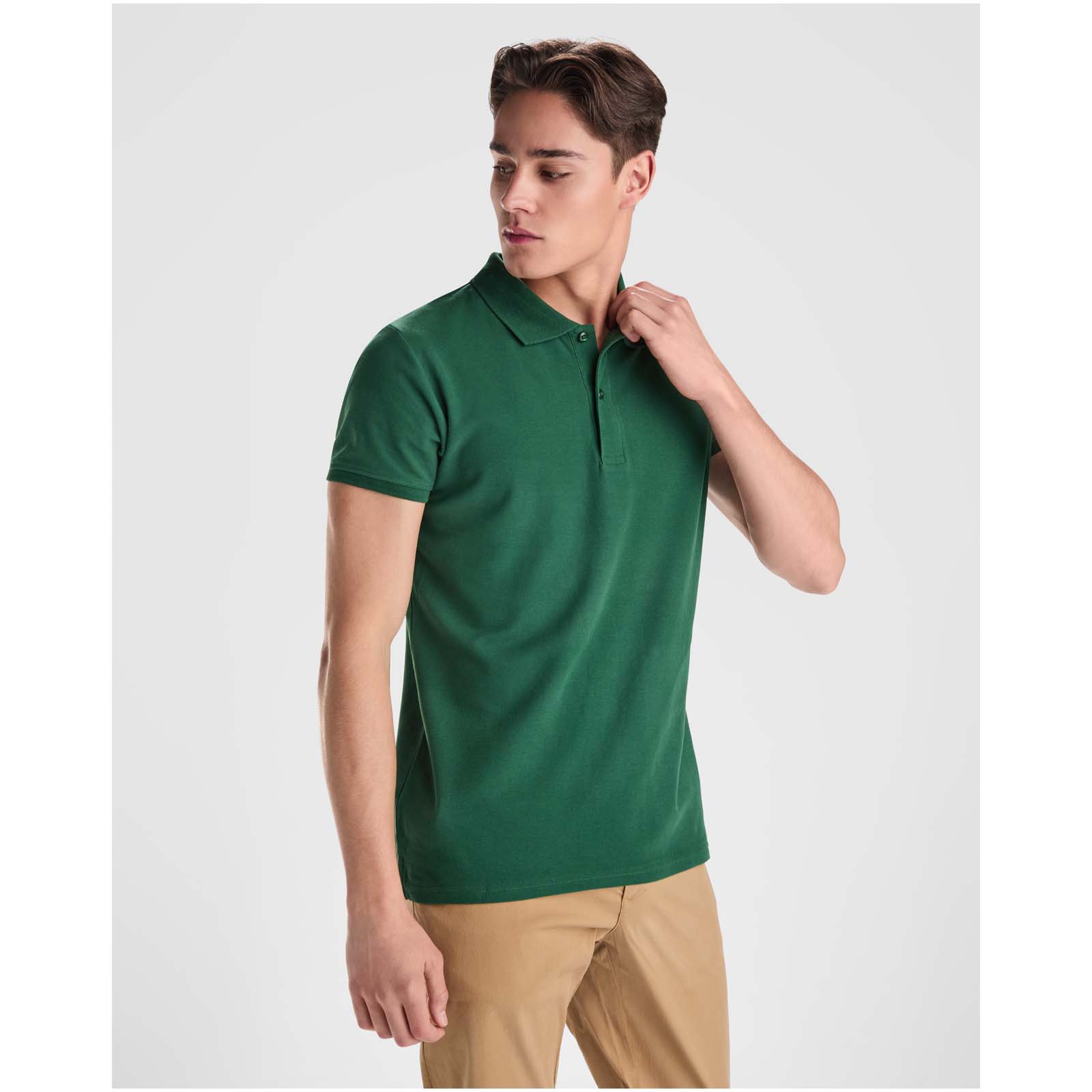 Prince 210 g/m² organic cotton short sleeve men’s polo