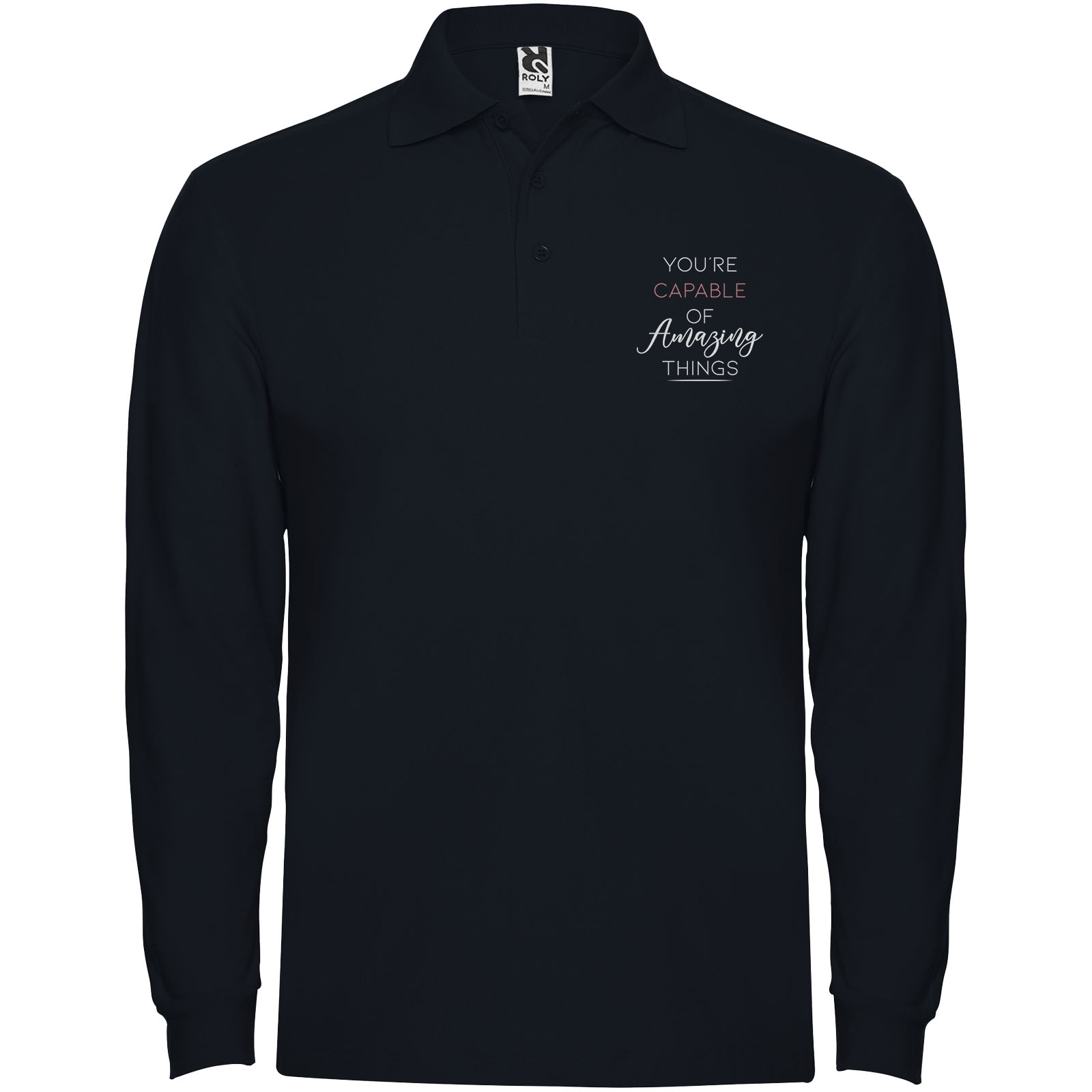 Estrella 220 g/m² long sleeve men’s polo