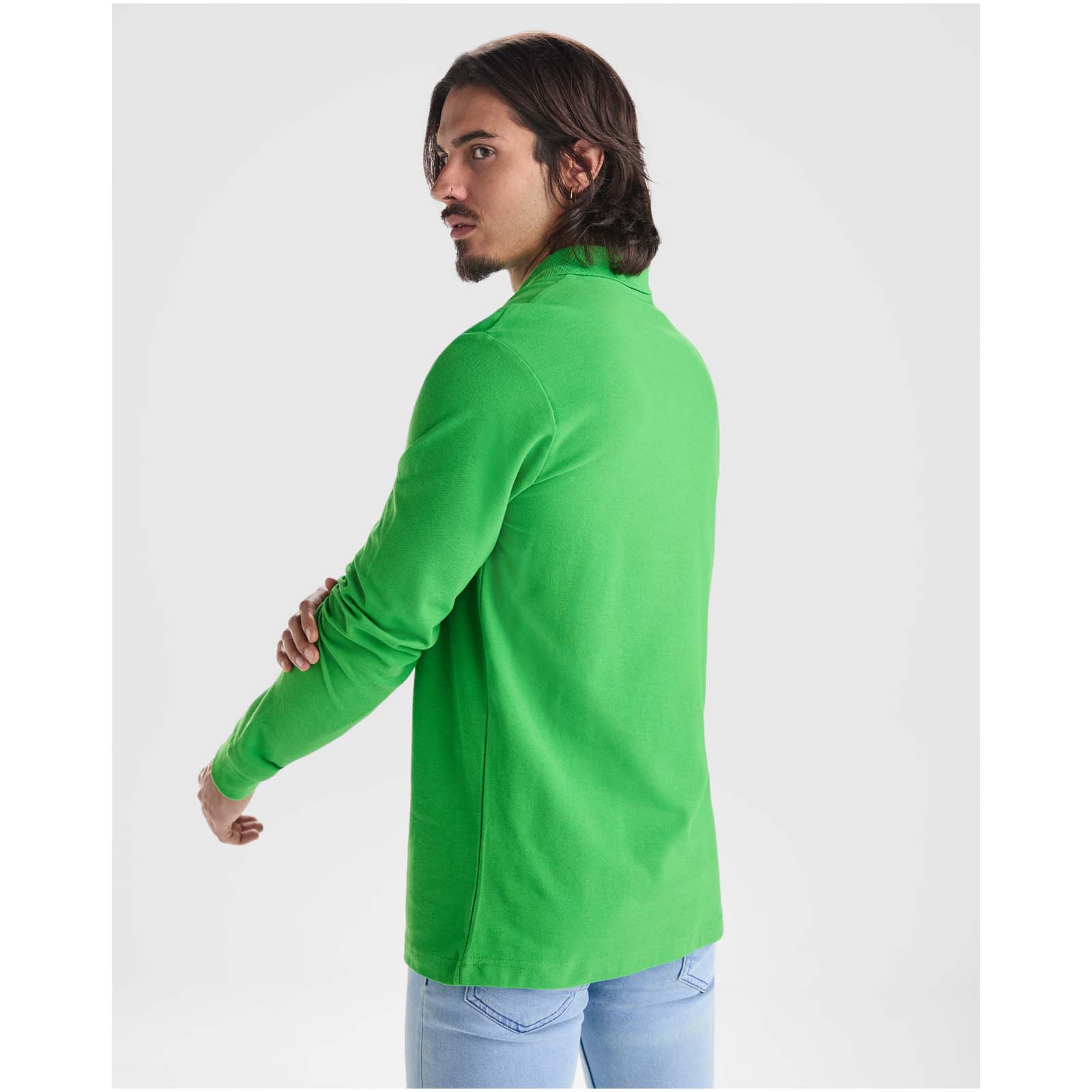 Estrella 220 g/m² long sleeve men’s polo