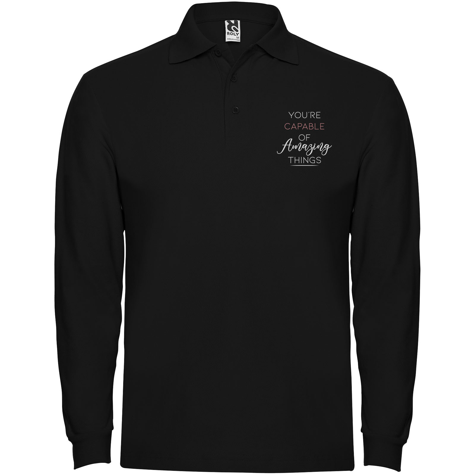 Estrella 220 g/m² long sleeve men’s polo