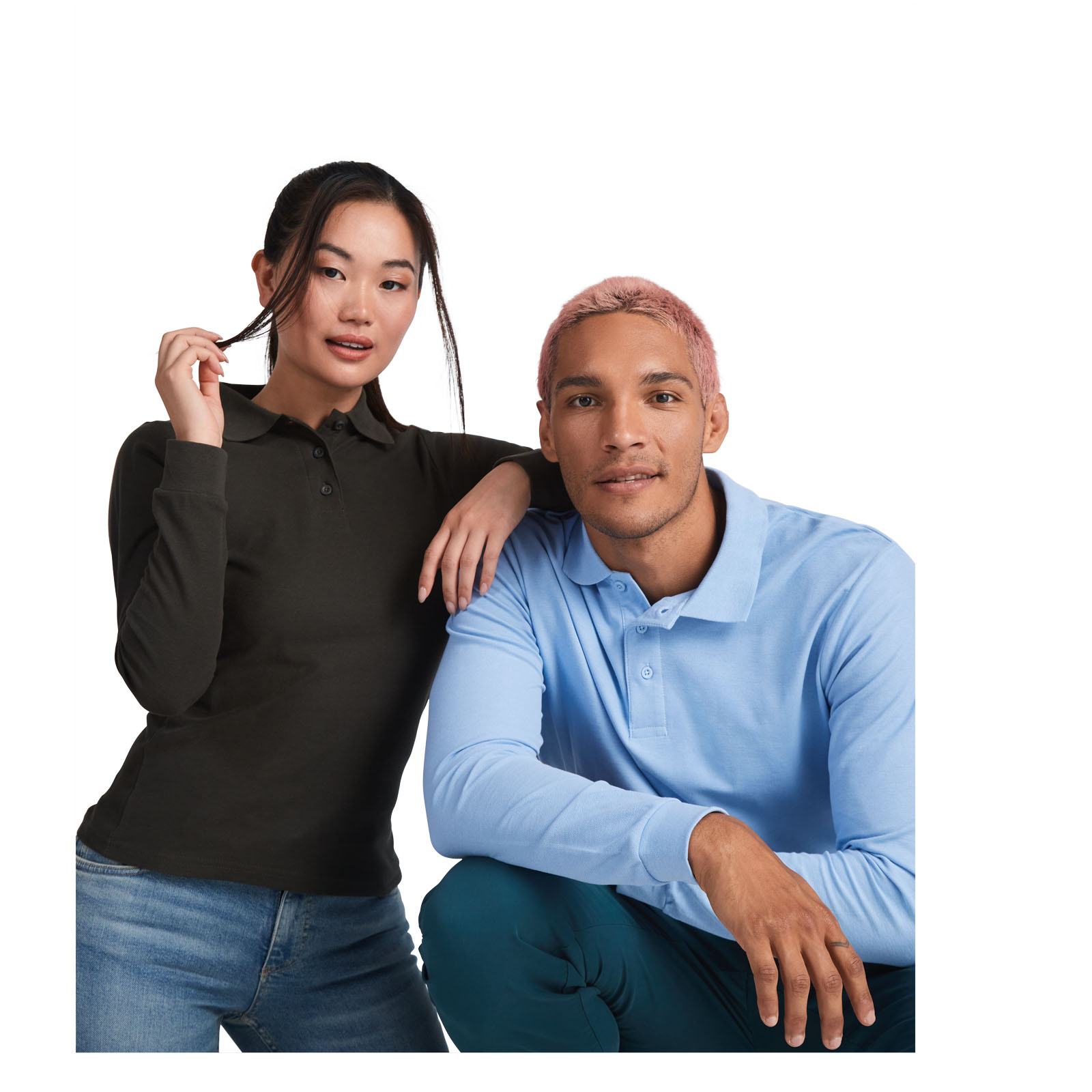 Estrella 220 g/m² long sleeve men’s polo