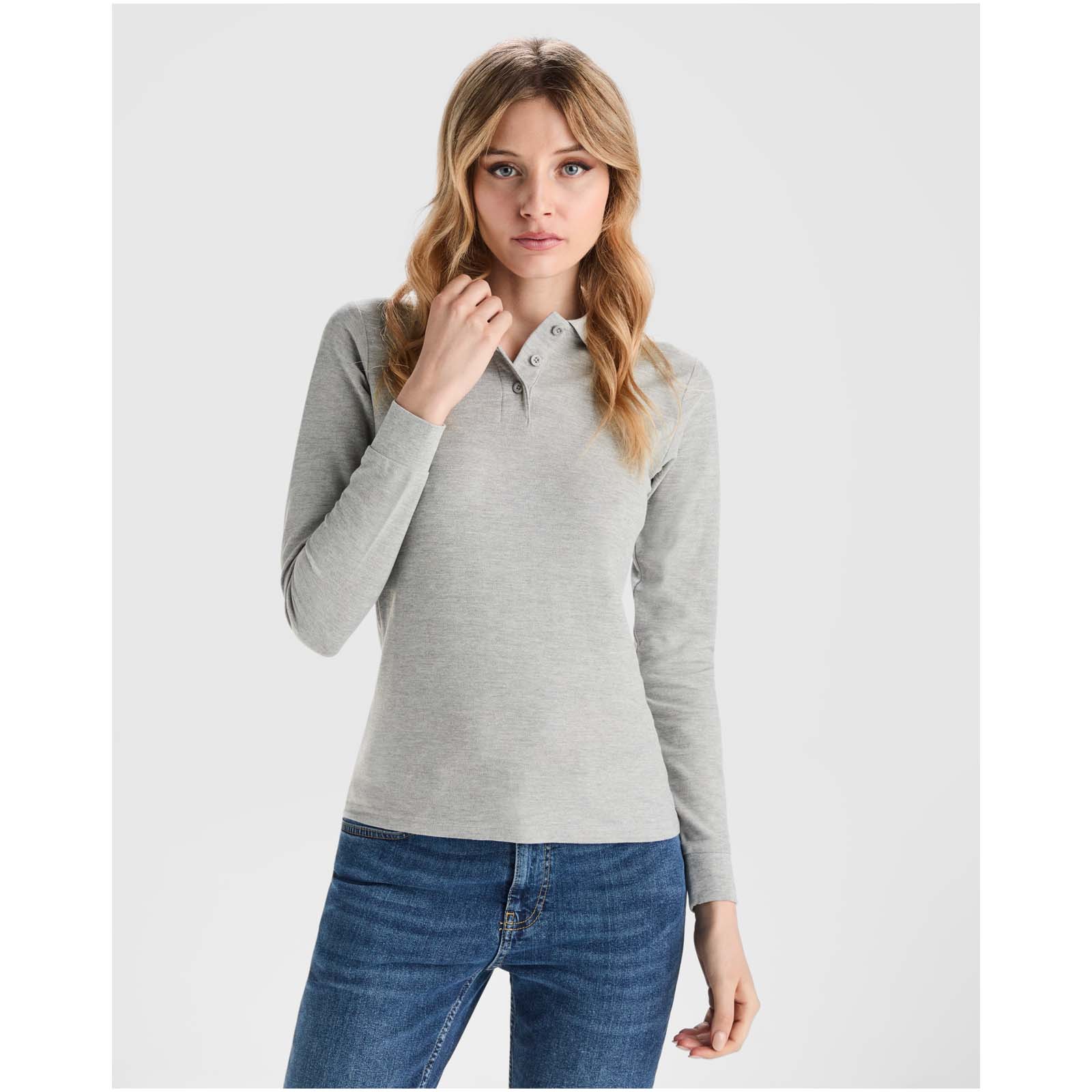 Estrella 220 g/m² long sleeve women’s polo