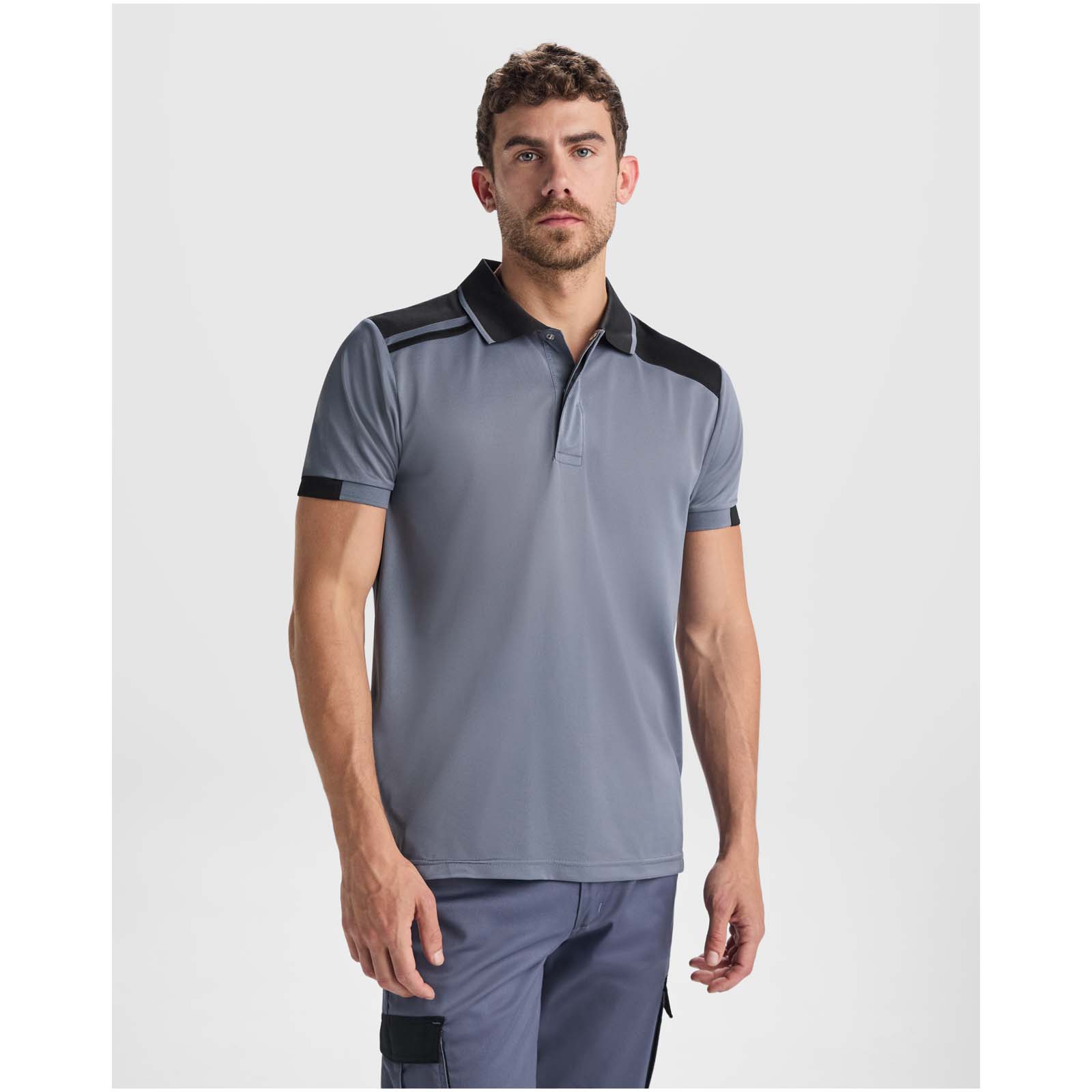 Samurai 160 g/m2 unisex antibacterial short sleeve polo