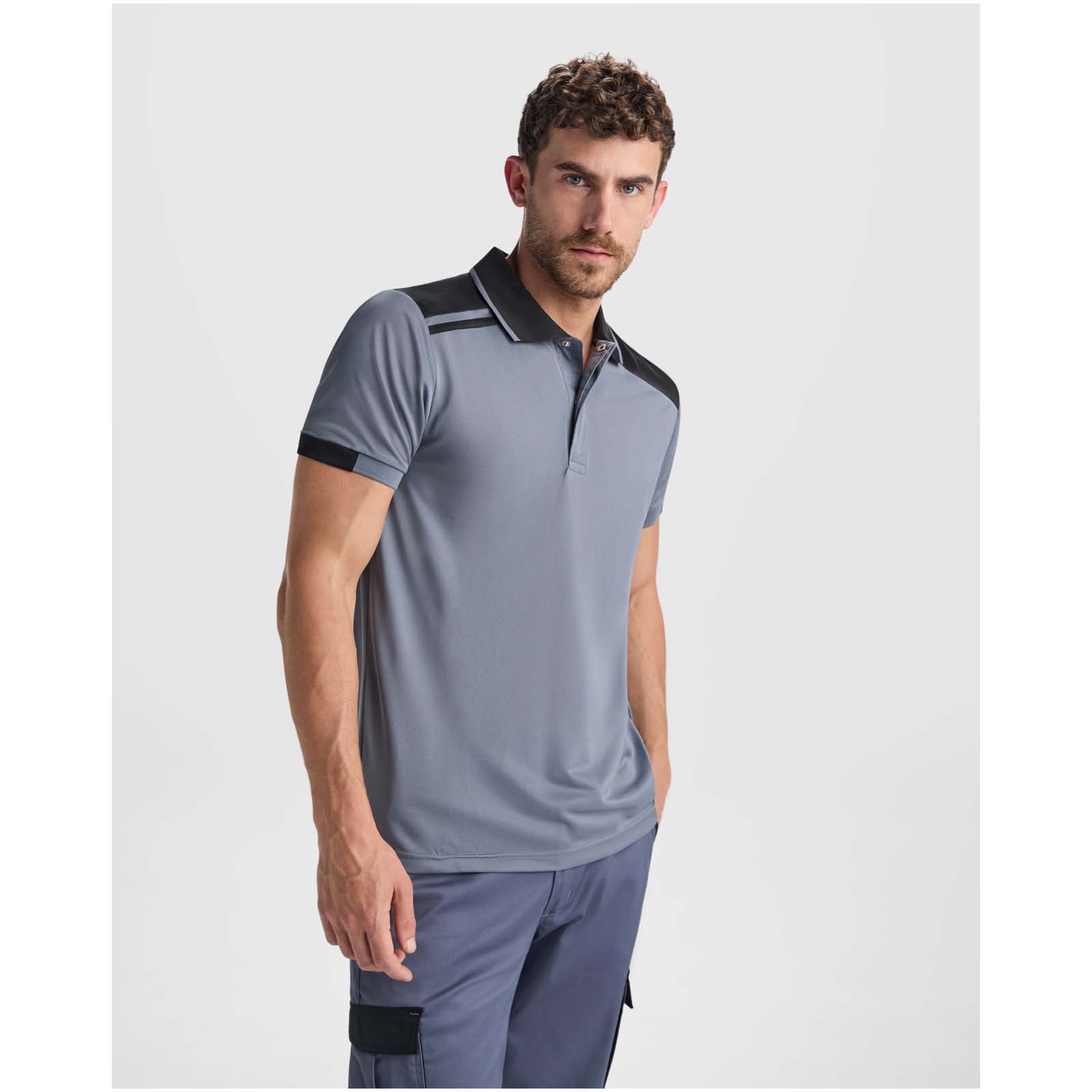 Samurai 160 g/m2 unisex antibacterial short sleeve polo