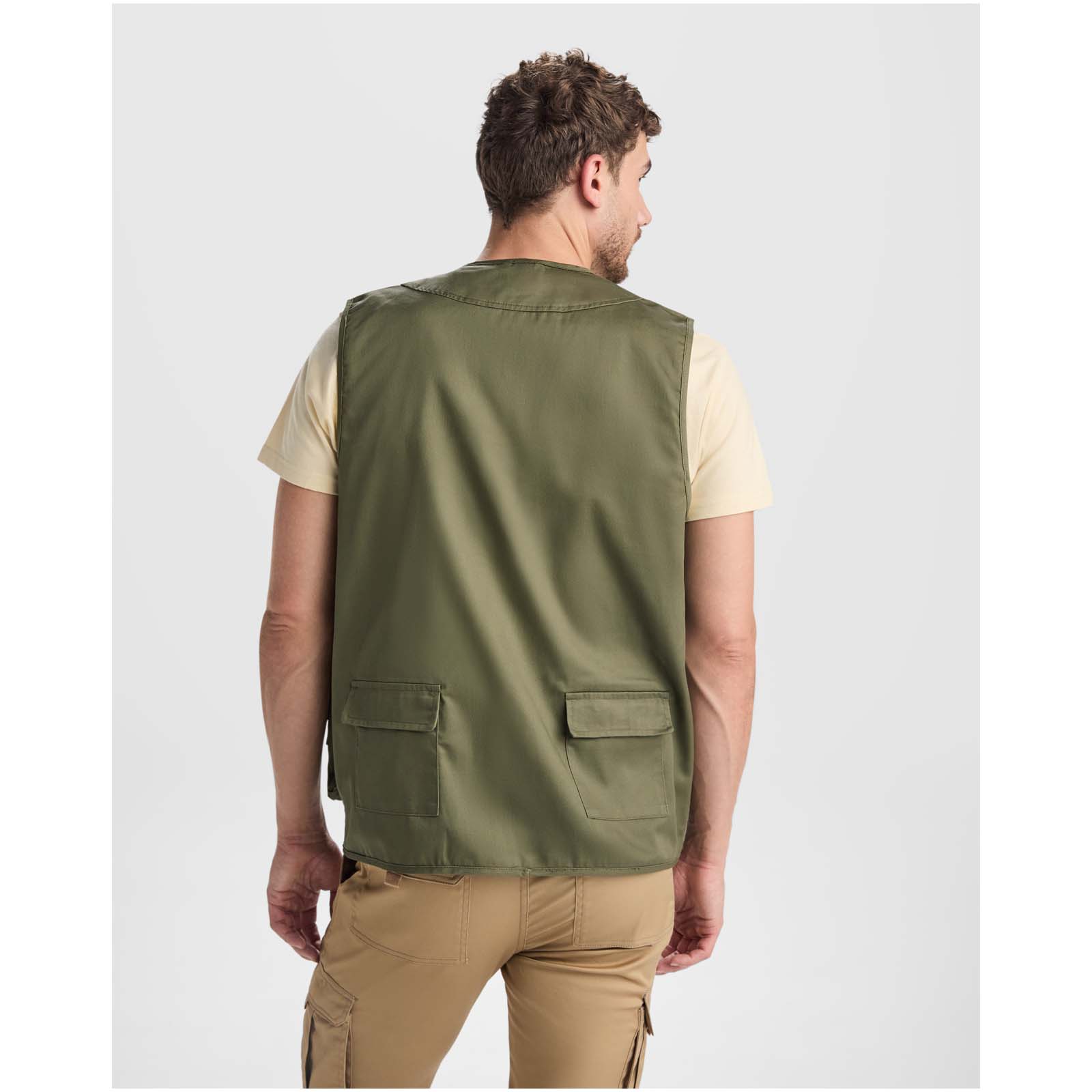 Venera 200 g/m2 v-neck multi-pocket workwear vest