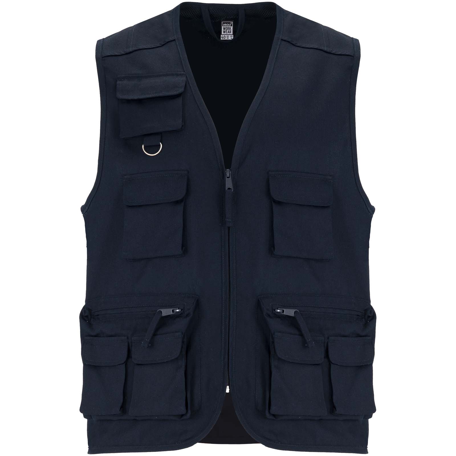 Venera 200 g/m2 v-neck multi-pocket workwear vest