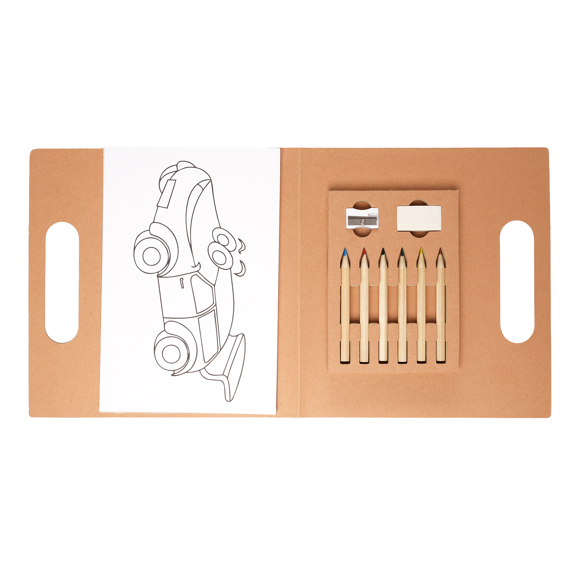 Colouring Set in Cardboard Carry Case